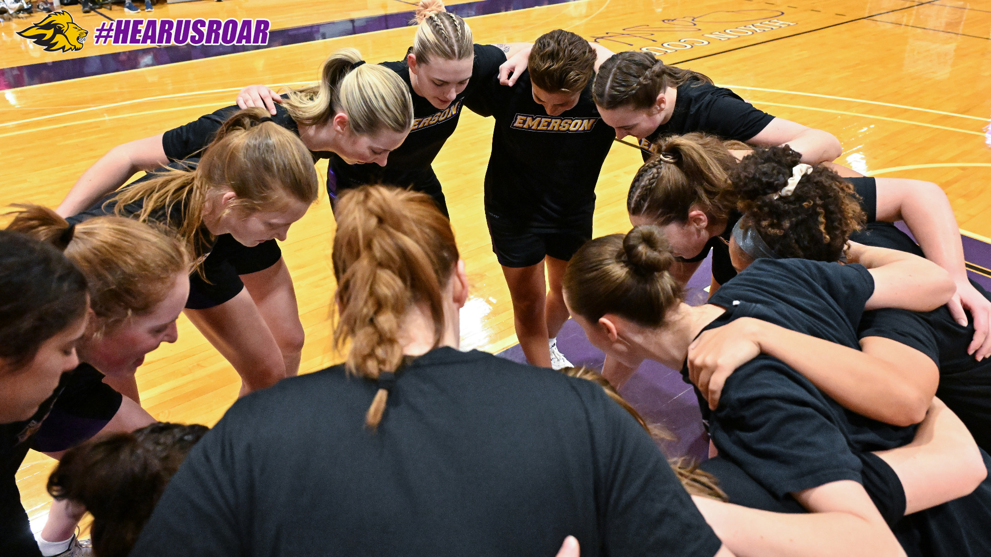 Women's Basketball Huddle at Amherst