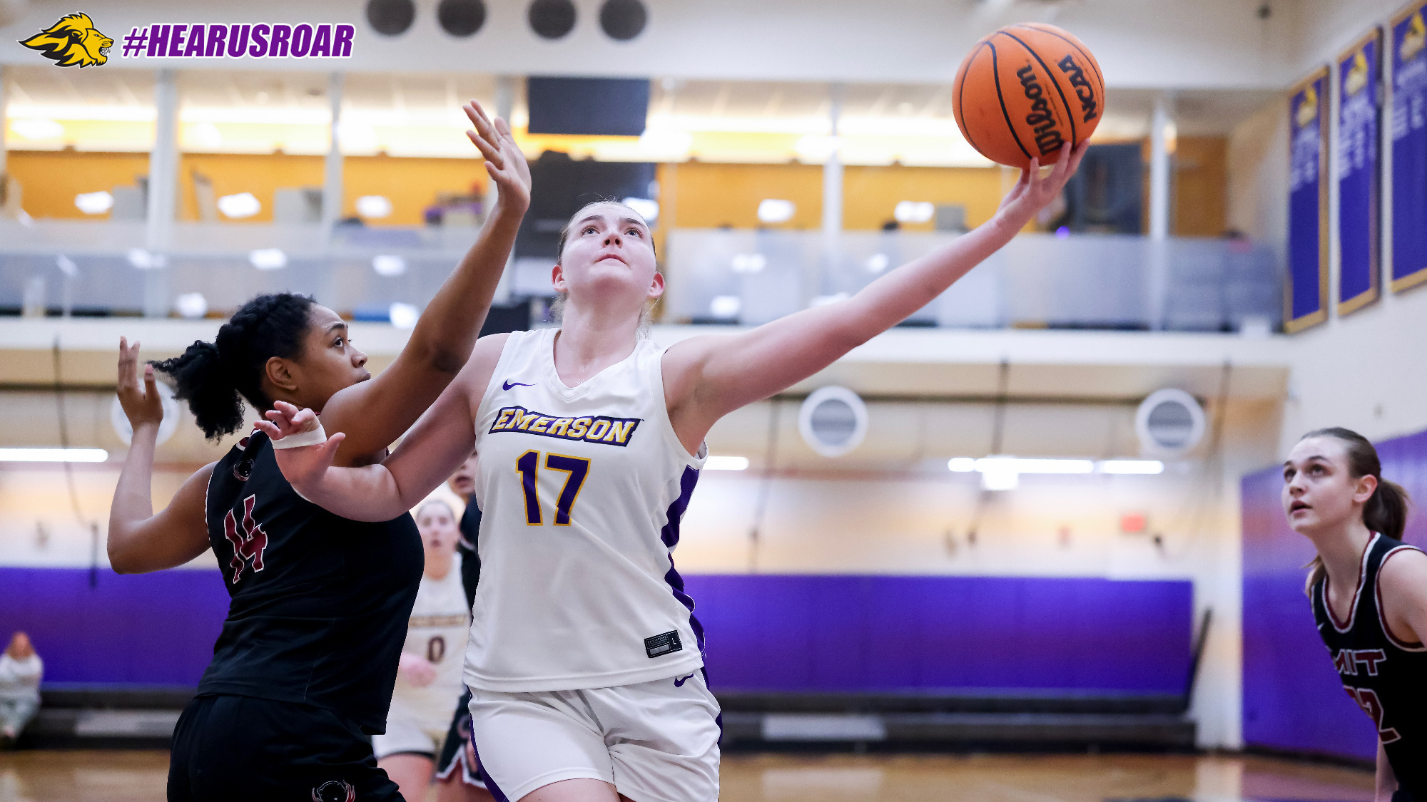 Claire English shoots inside against MIT