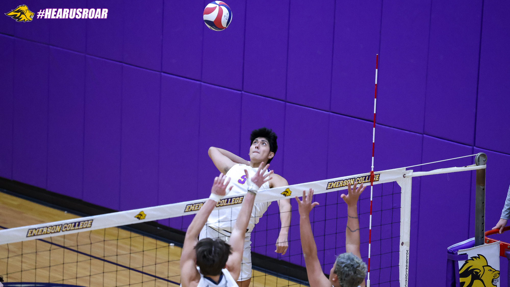 Mario Cielo-Salinas takes a swing against VTSU Johnson
