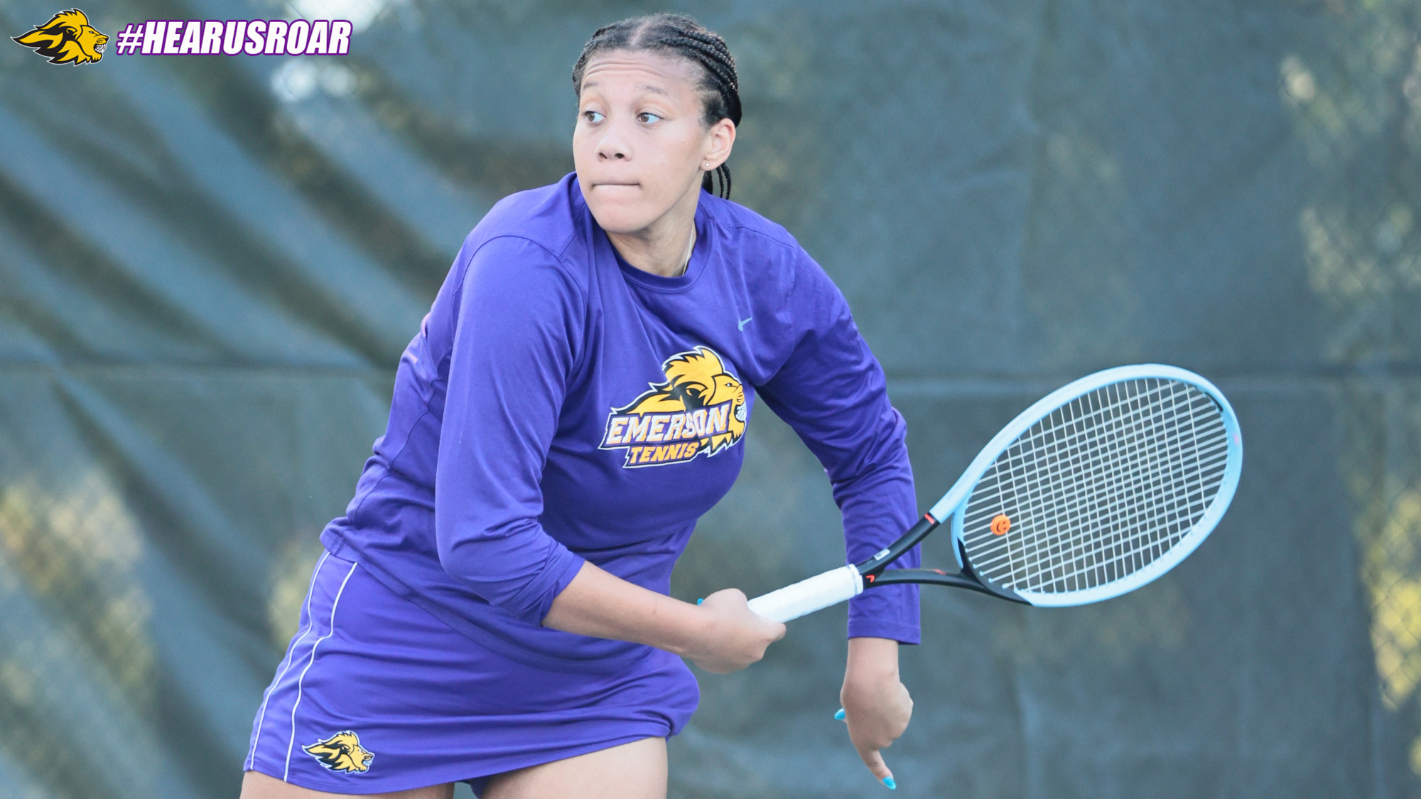 Carlson Jones with a return against Wellesley