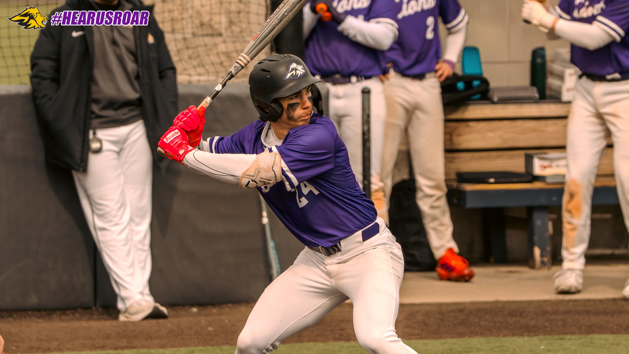 Vincent Fuller at bat against Thomas