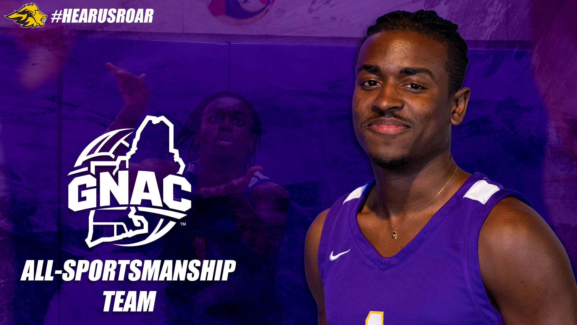 Semaj' Byrd GNAC All-Sportsmanship Team