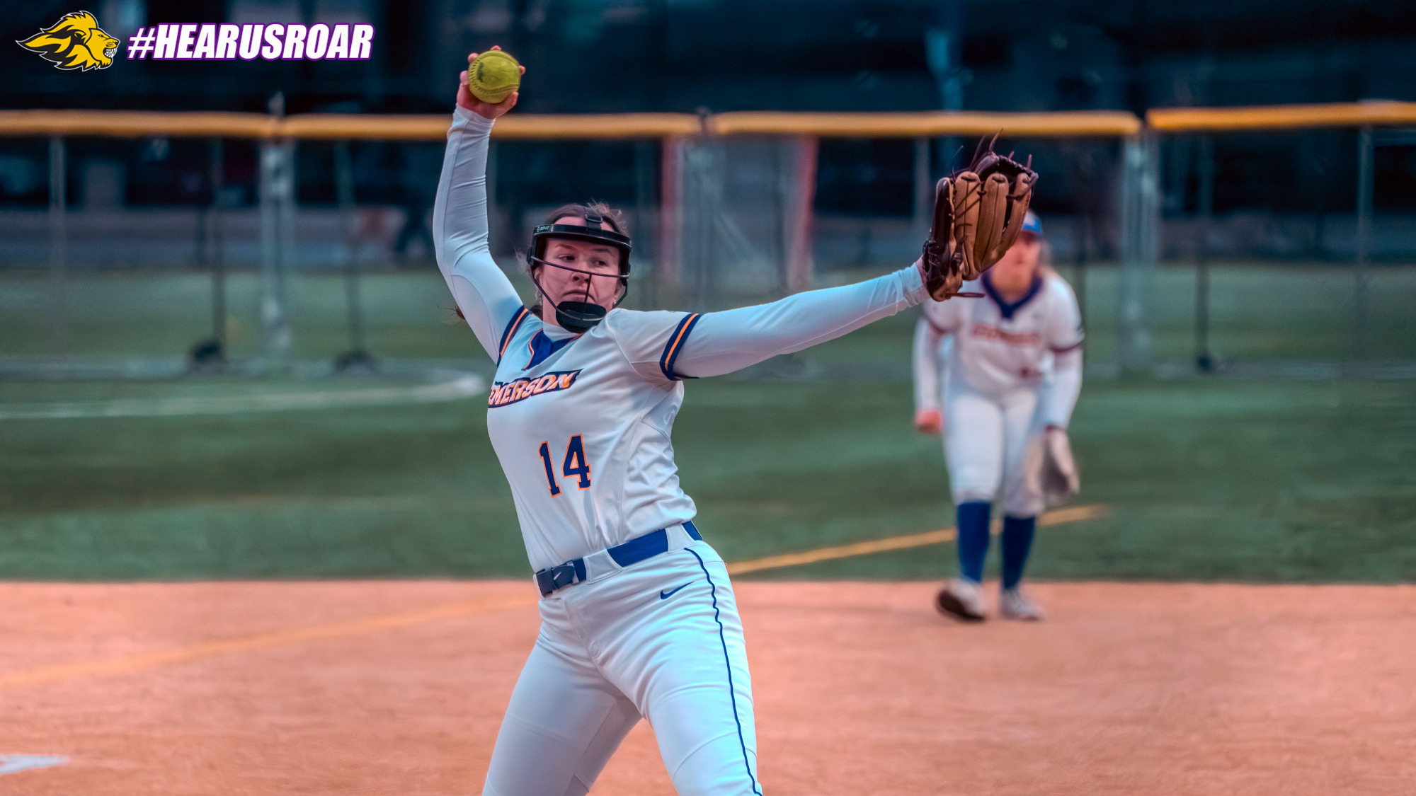 Cal Sheehan delivers a pitch against Emmanuel