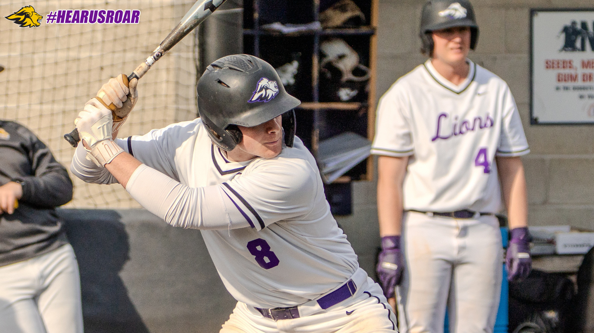 Braeden O'Connell at bat against MIT
