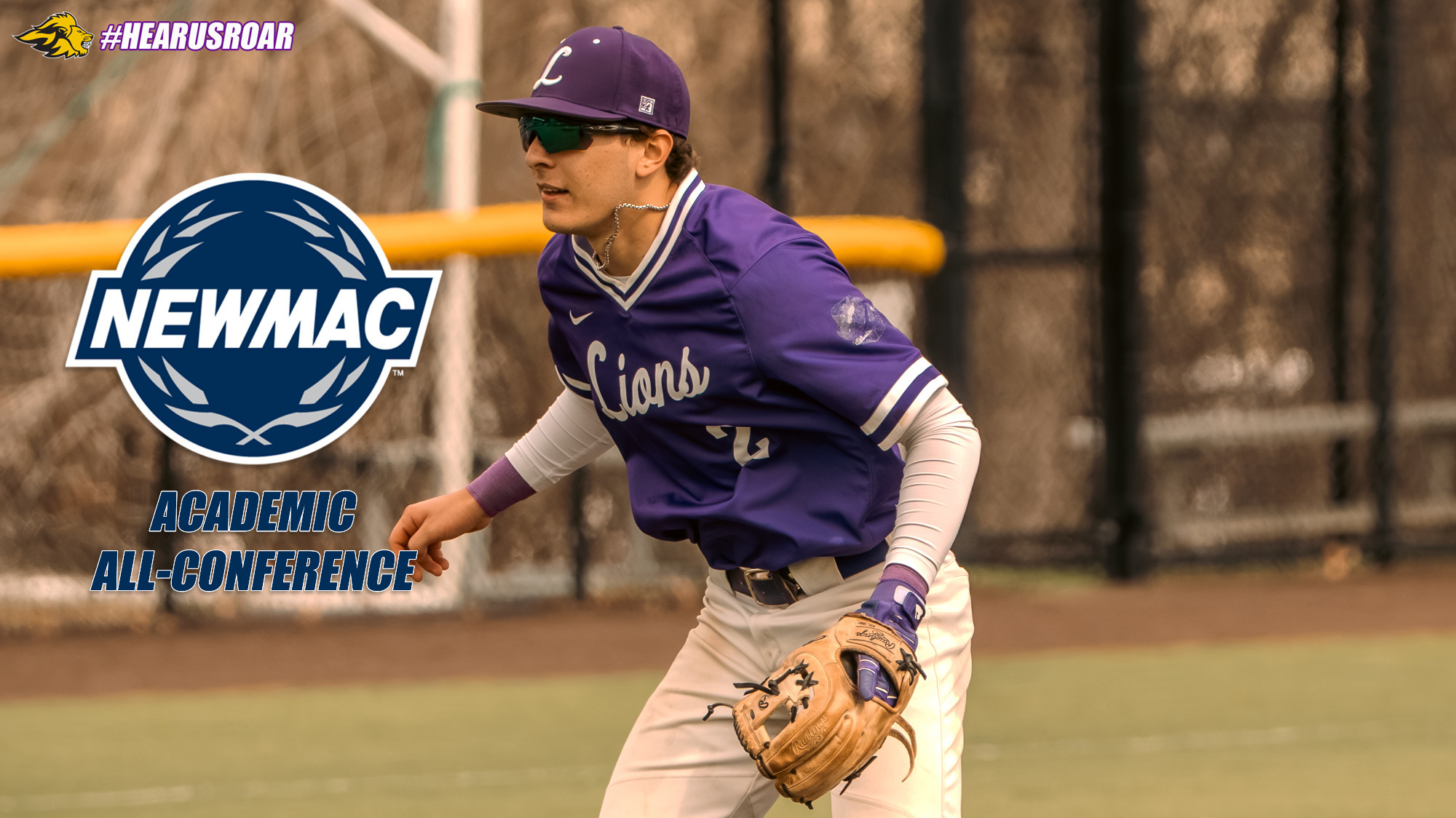 Justin Fields gets set to field at shortstop with NEWMAC Academic All-Conference branding