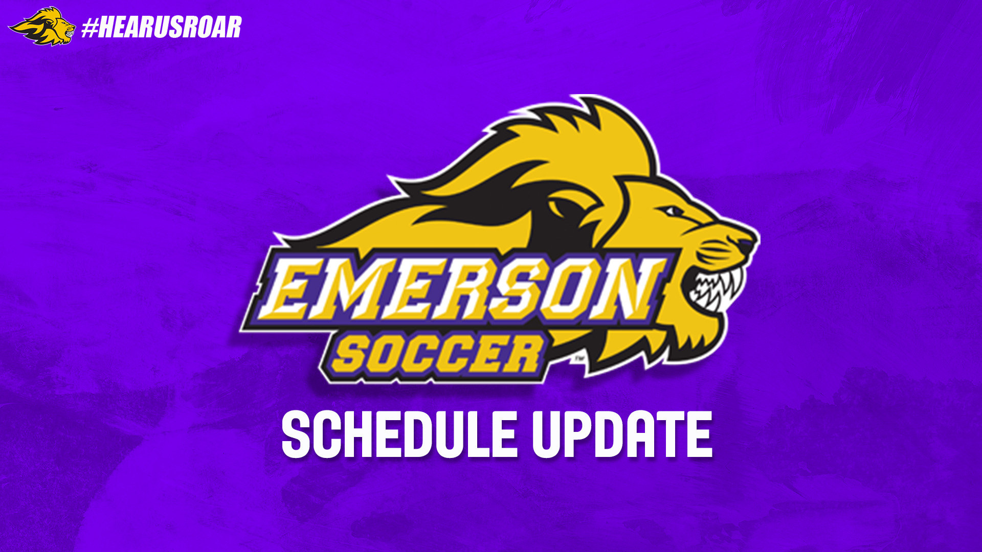 Soccer Logo Schedule Update Graphic
