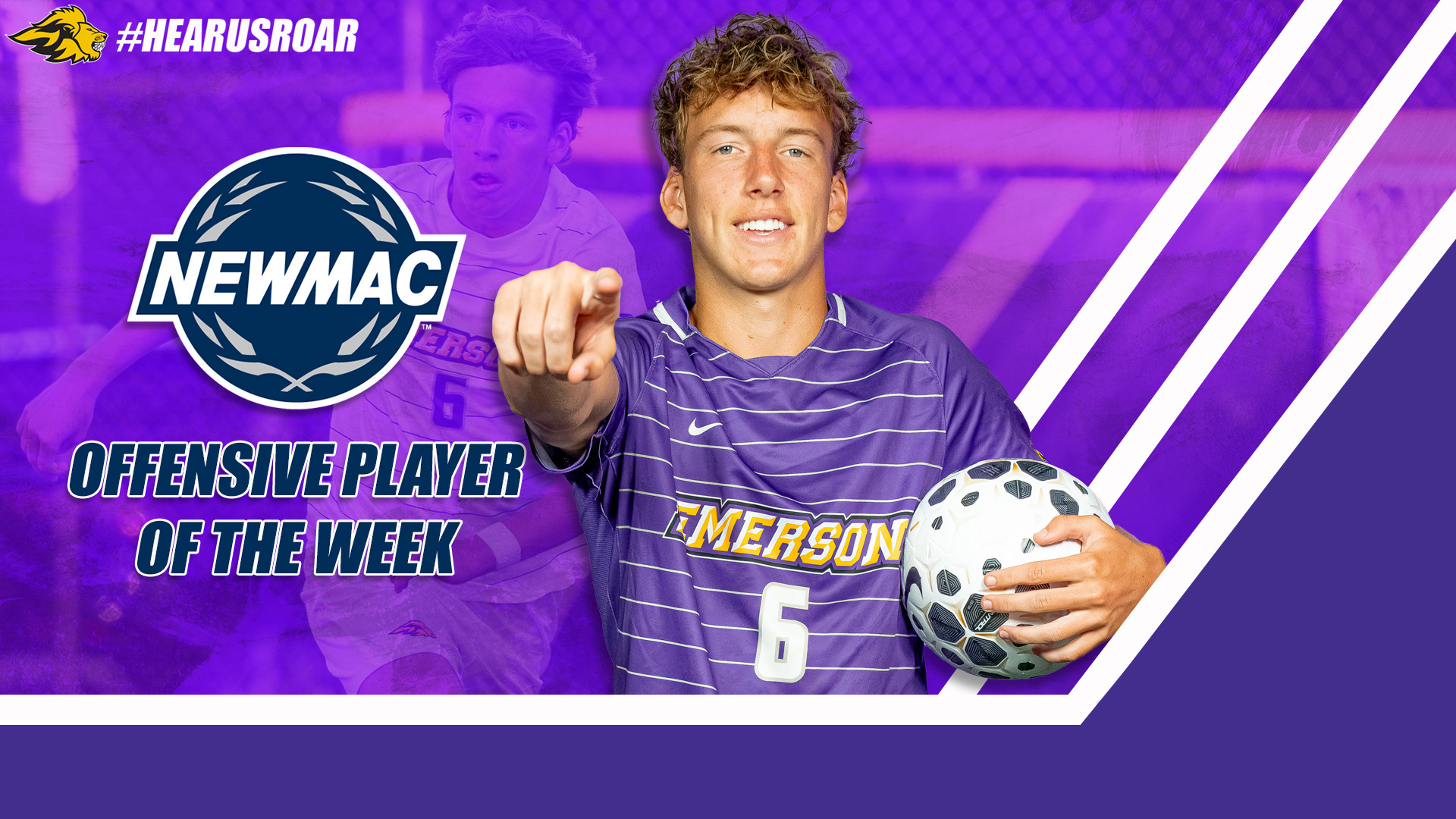 Cade Lagerwey NEWMAC Offensive Player of the Week