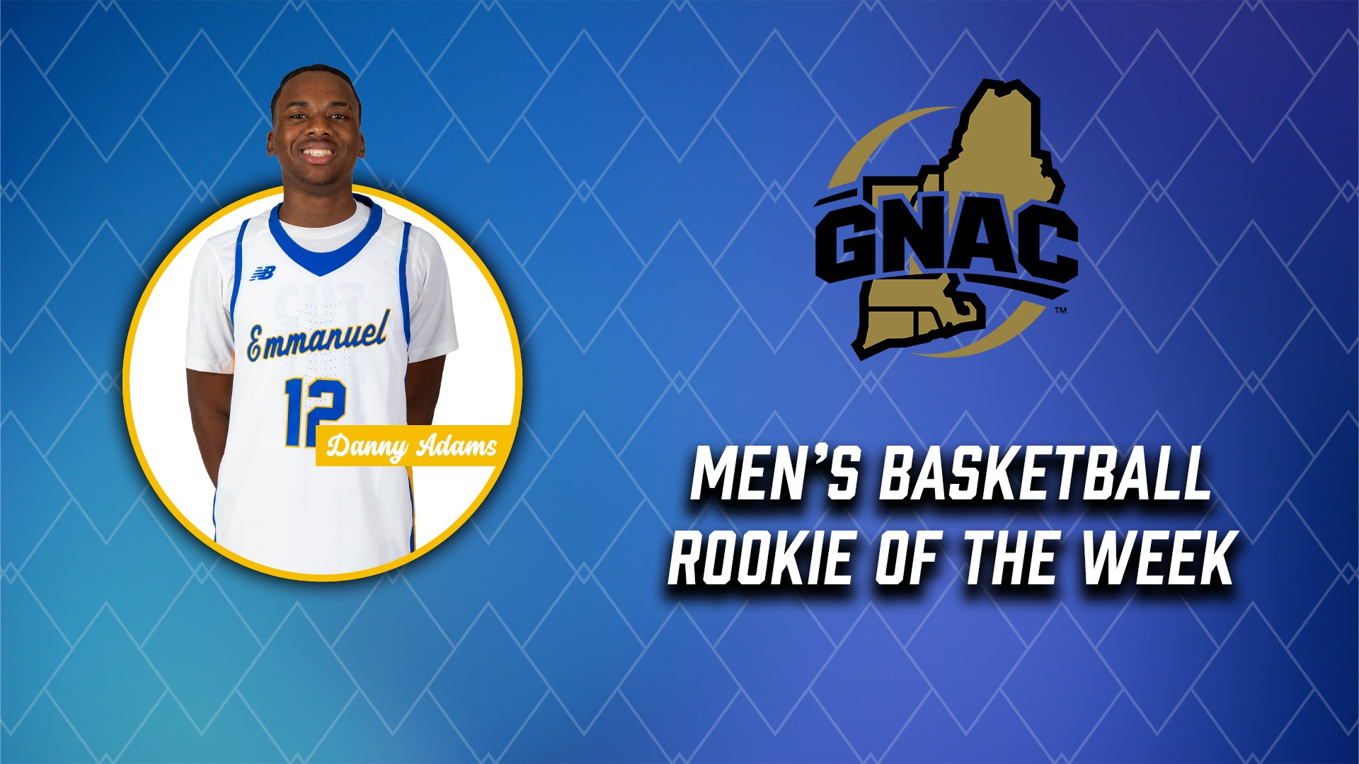 Danny Adams GNAC Rookie 1110