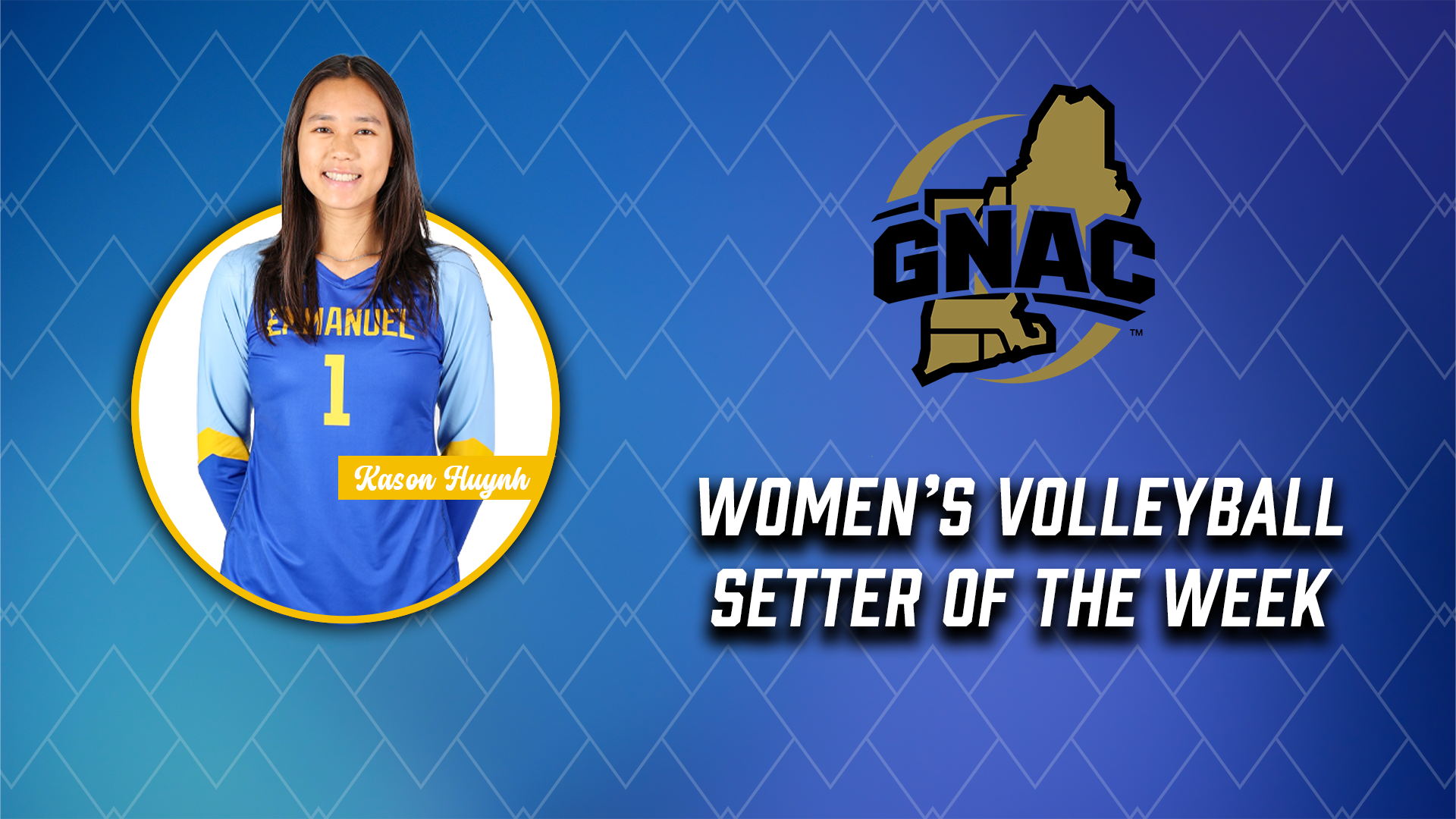 GNAC Setter of the Week 1110
