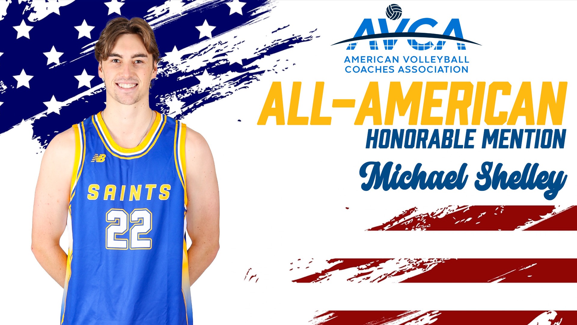 Michael Shelley AVCA All-American Honorable Mention 2025