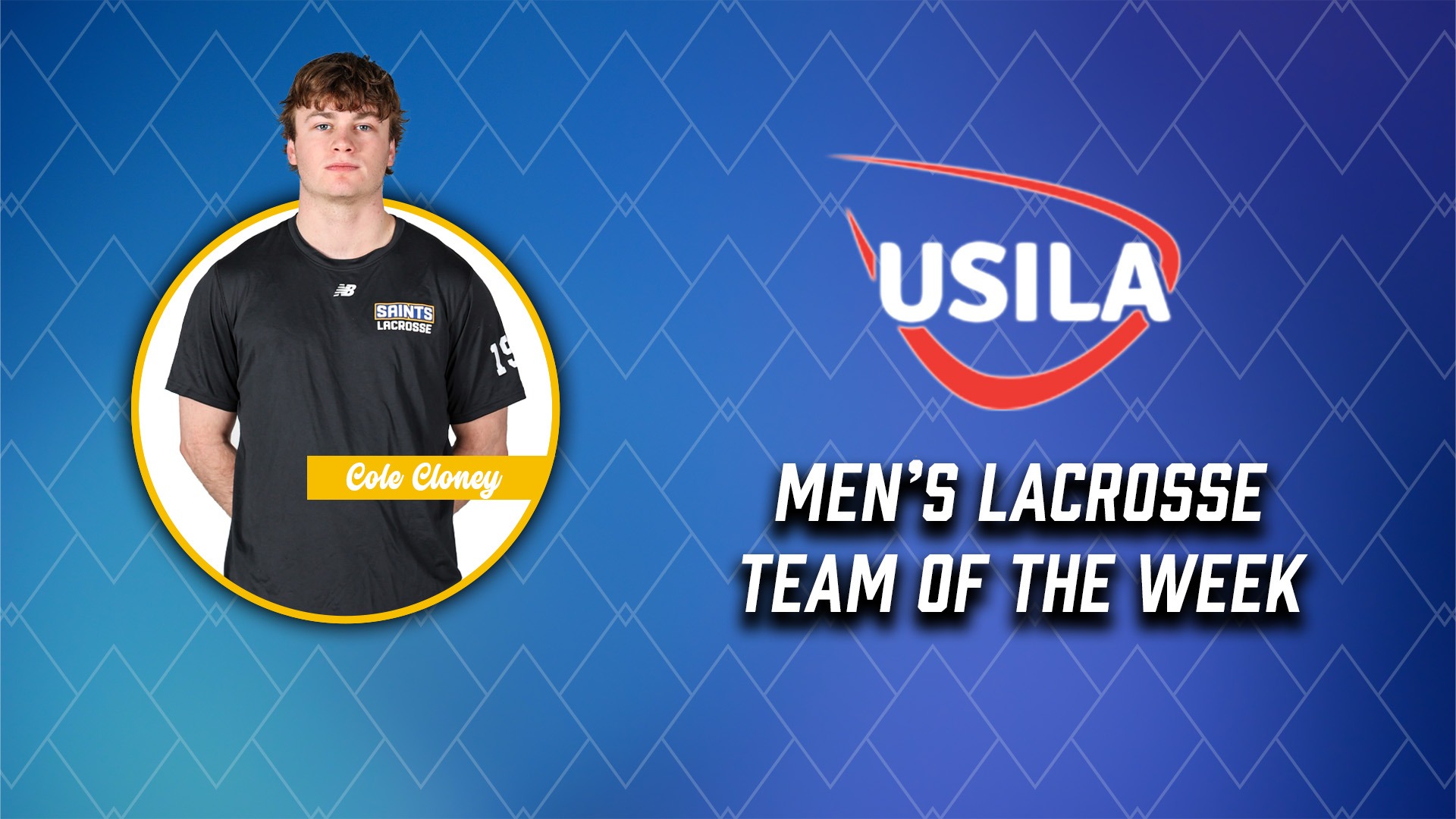 Cole Cloney Week 7 USILA Team of the Week