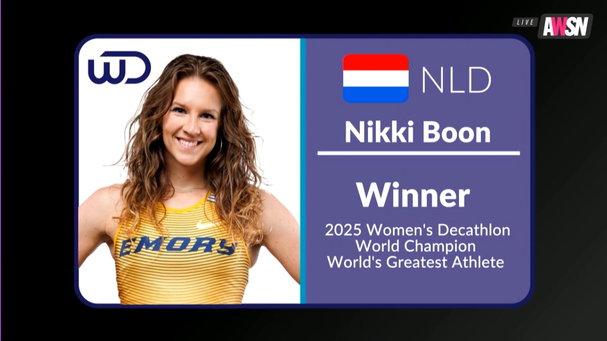 Nikki Boon Championship Graphic