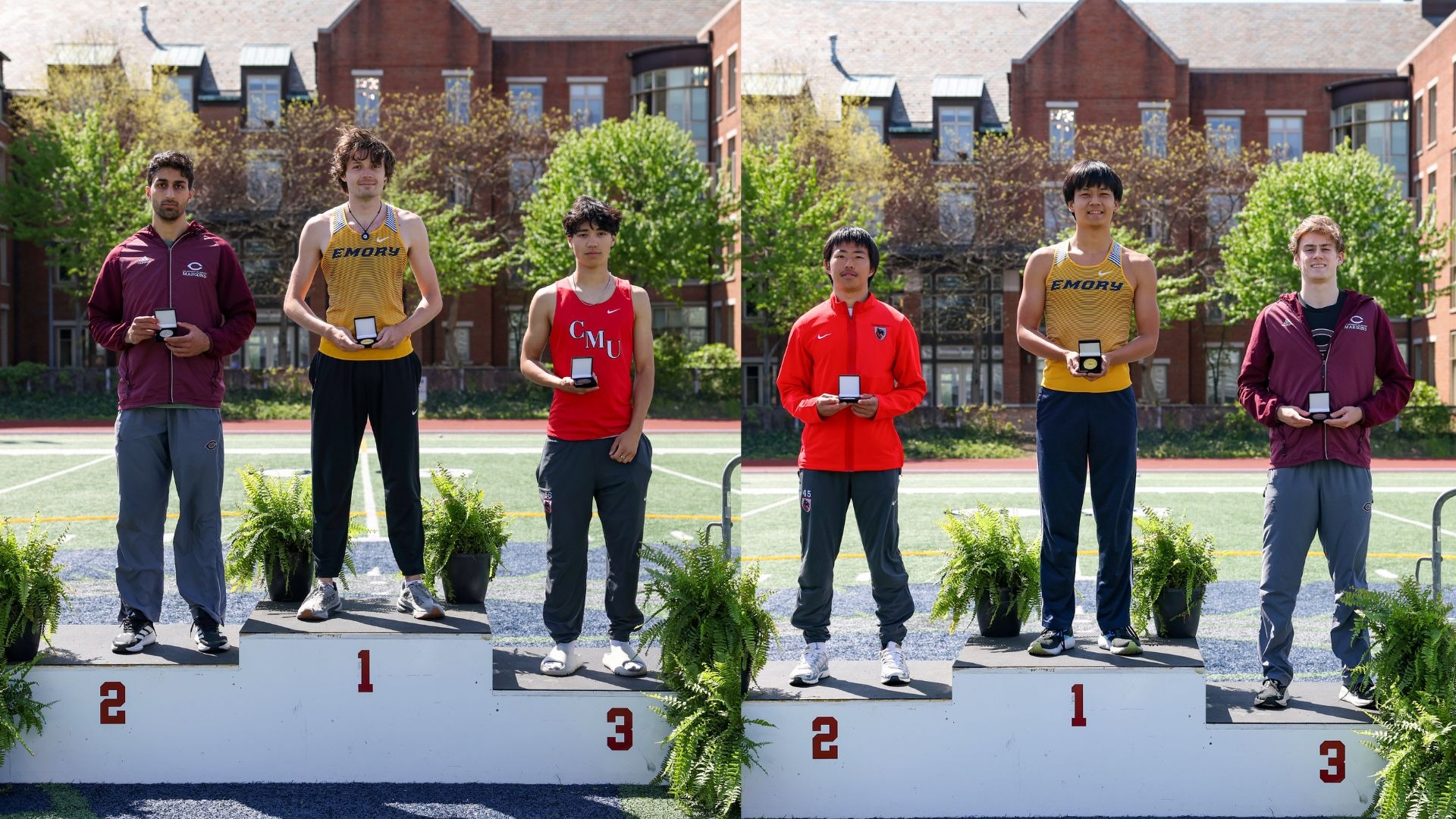 2026 UAA Outdoors Day 2 - Lu and Brandstadter Podium