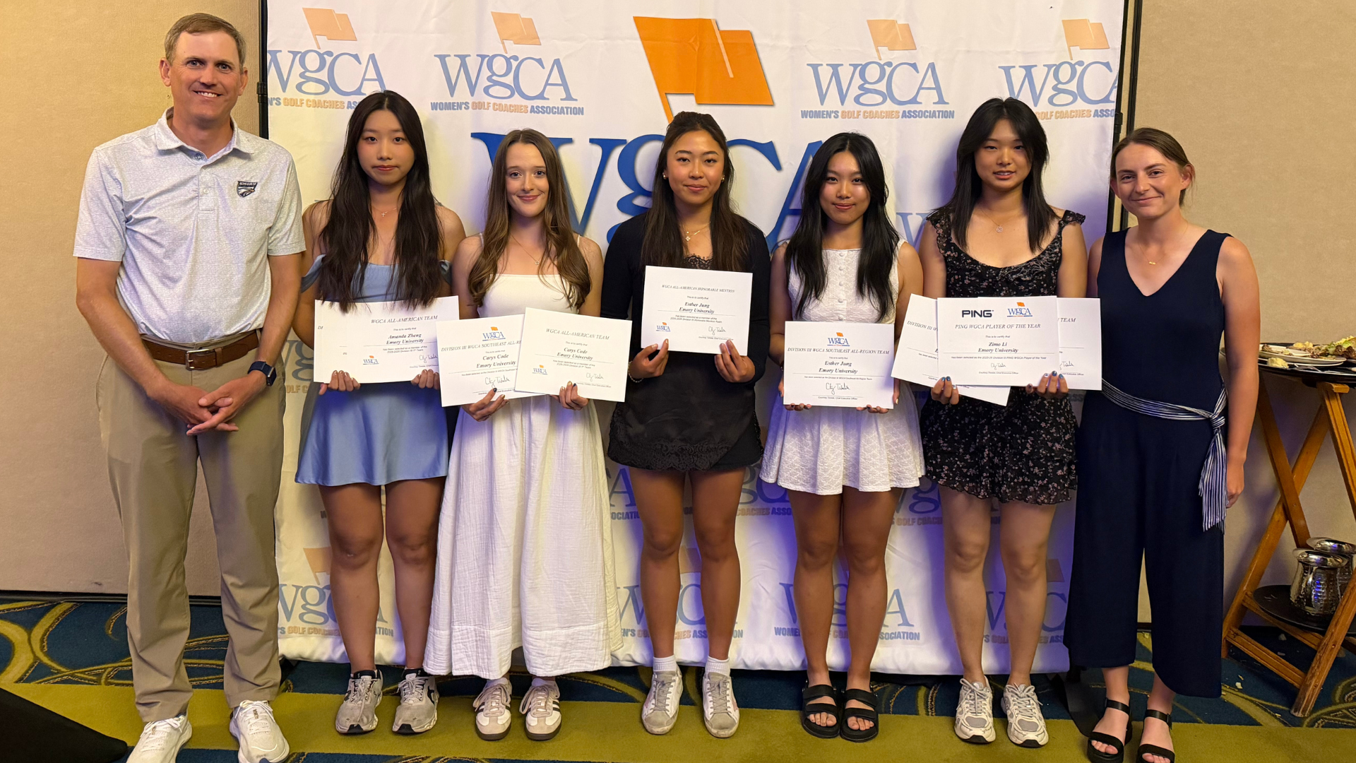 WGOLF WGCA 2026 awards