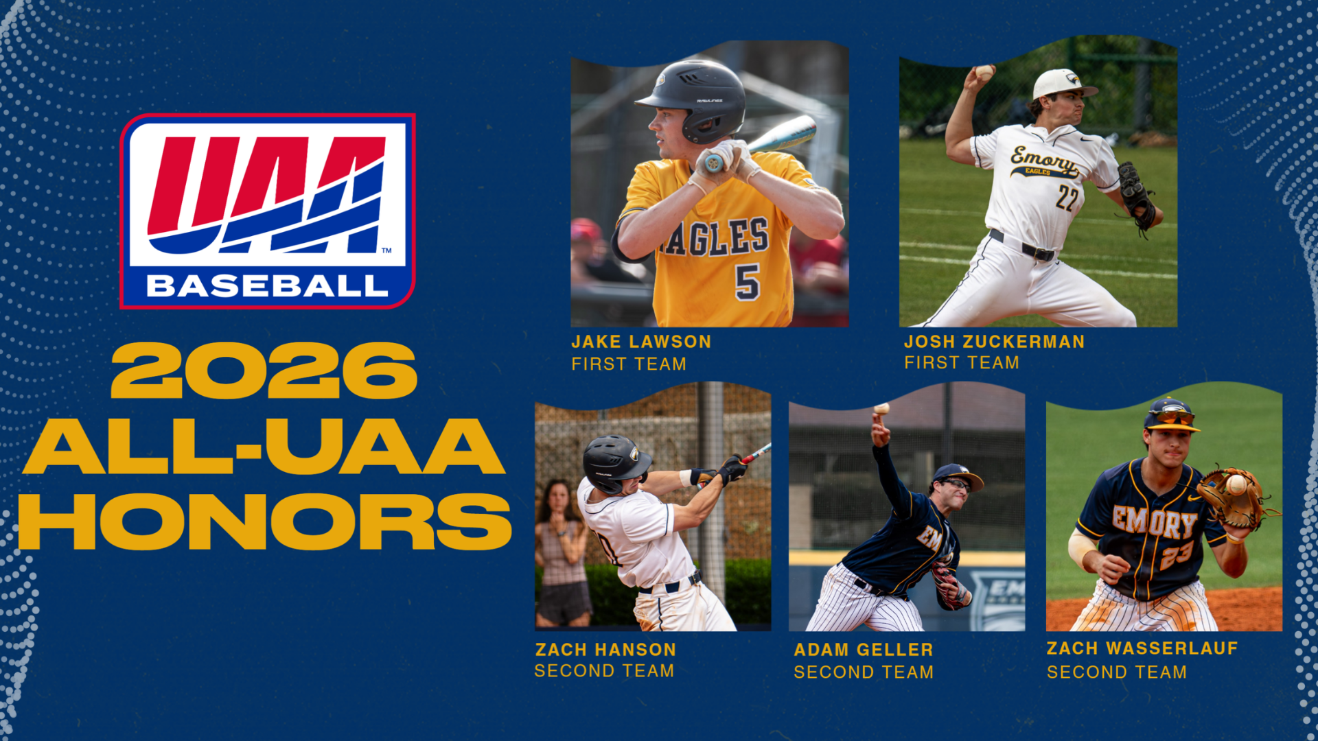 Baseball All-UAA 2026