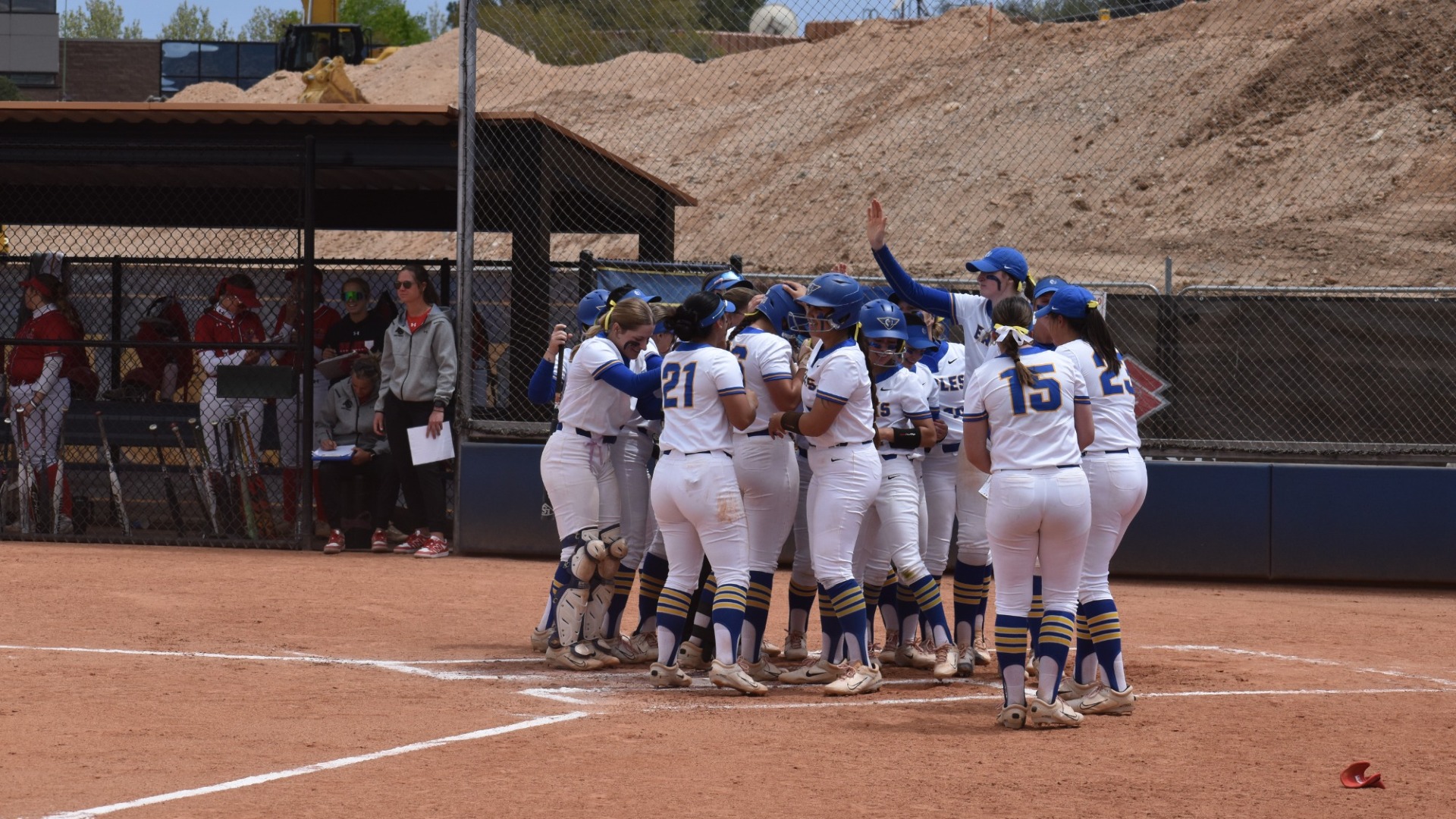 Eagles Celebrate Homerun