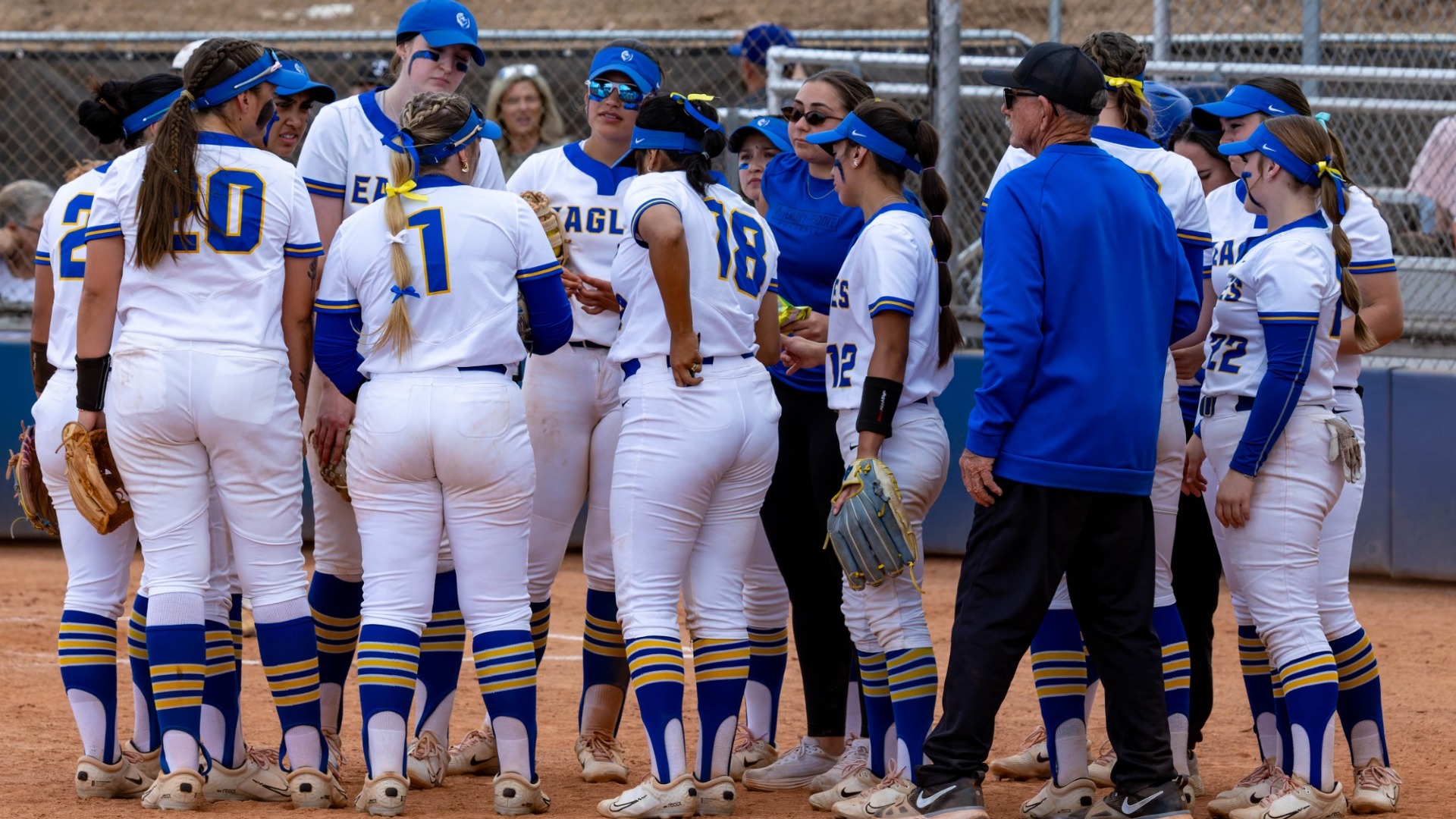 Softball Team Huddle