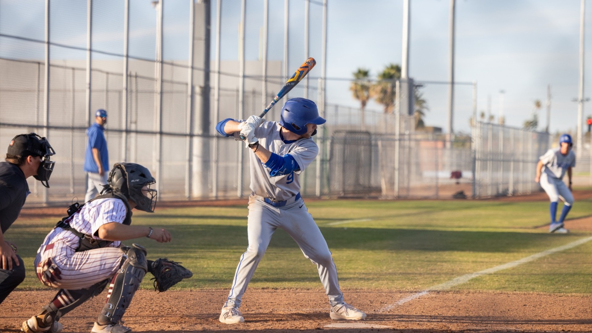 Kaden Menard batting