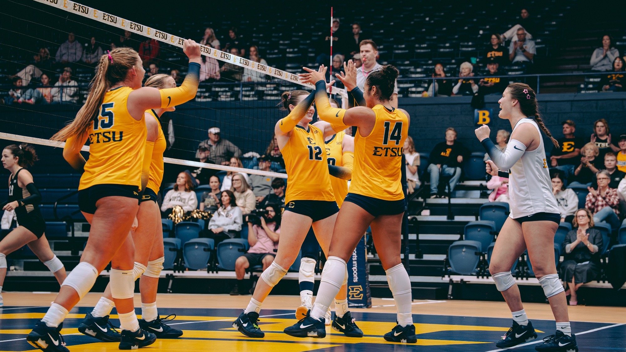 Celebration against Wofford
