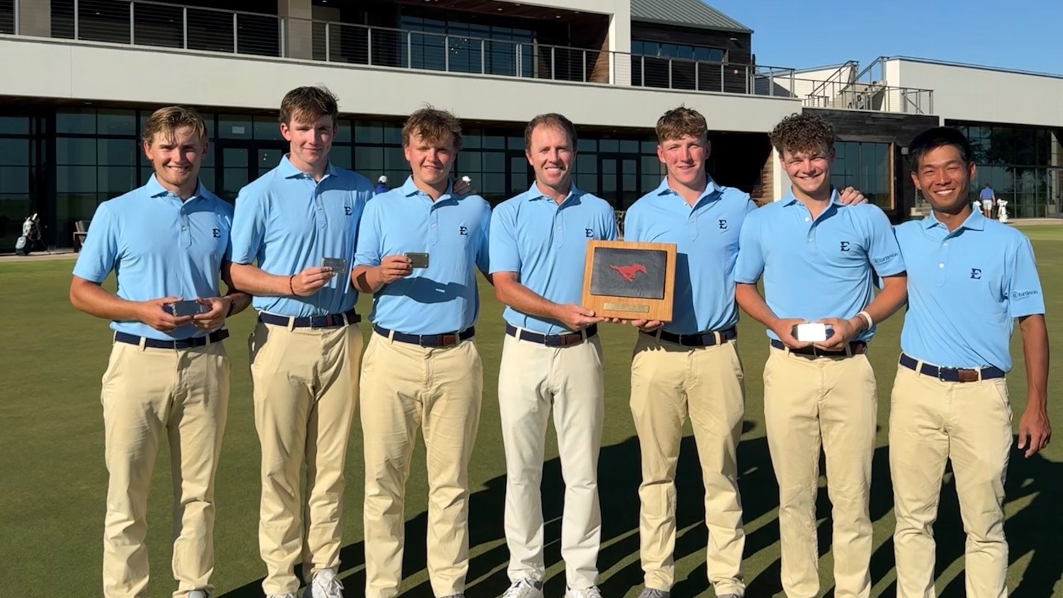 Men's Golf trophy Trinity Forest Invitational