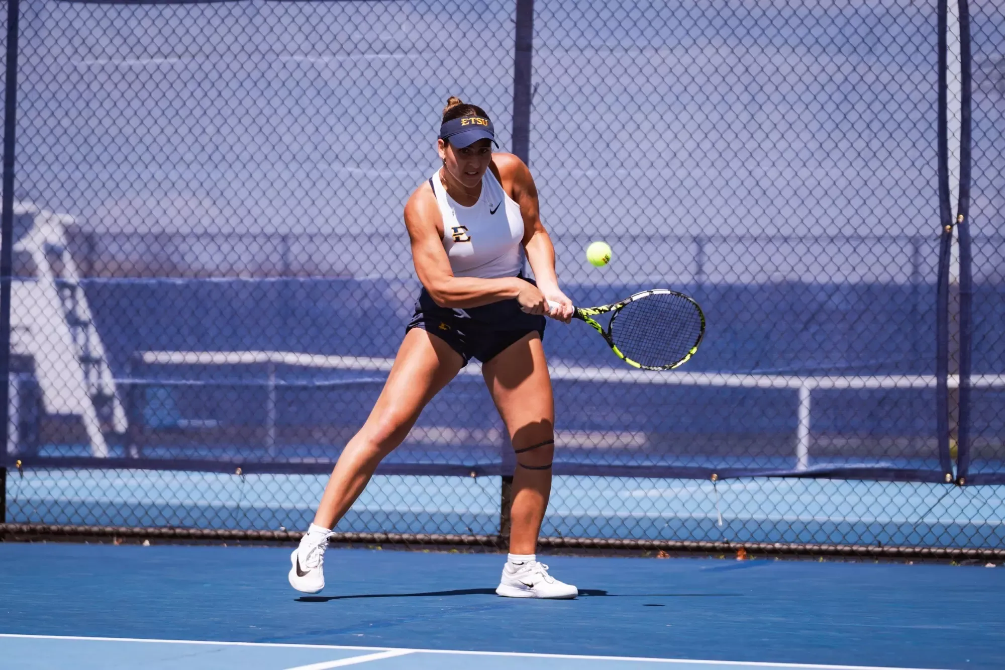 Julia MIllan plays against Appalachian State