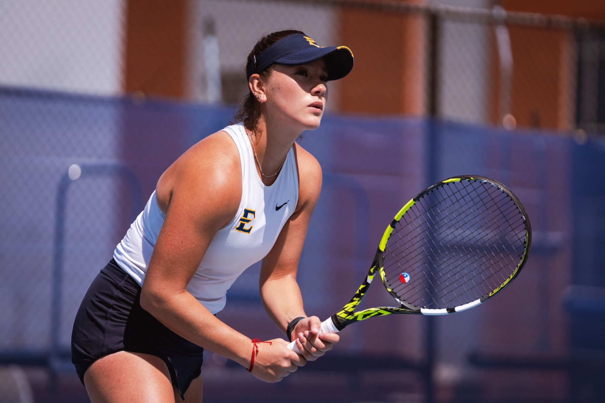 Alessandra Caceres ready to play in a match against Appalachian State