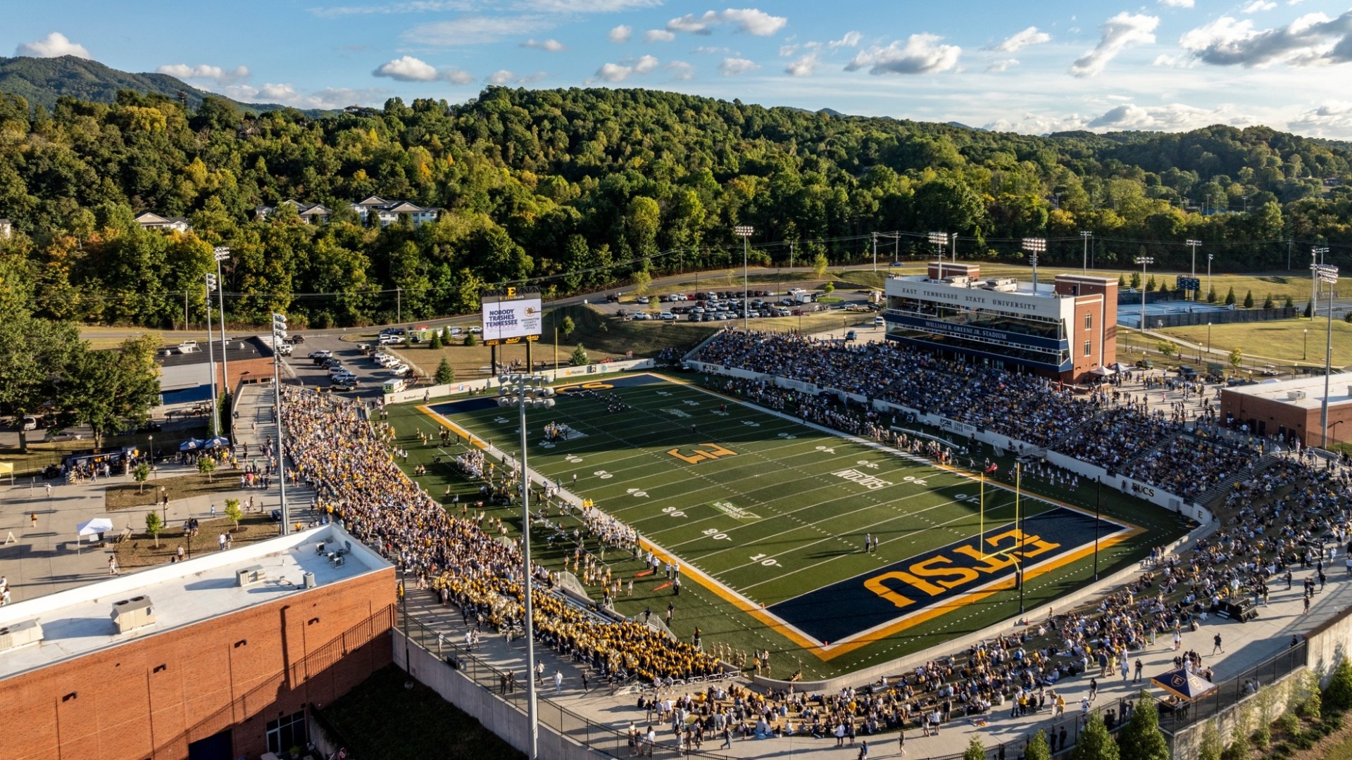 FB Stadium facing VB