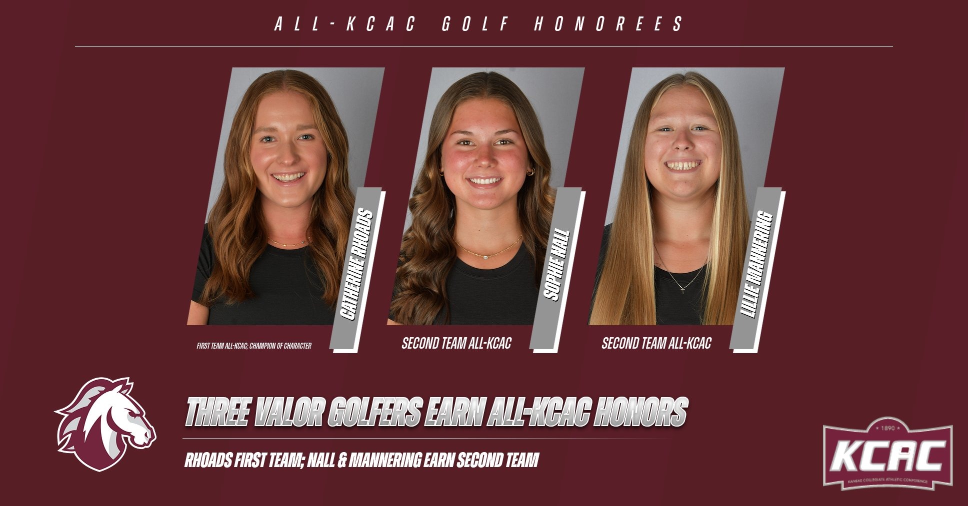 All-KCAC Golf Women 2026