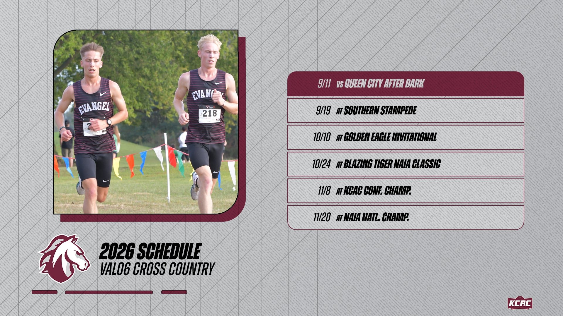XC Schedule 2026