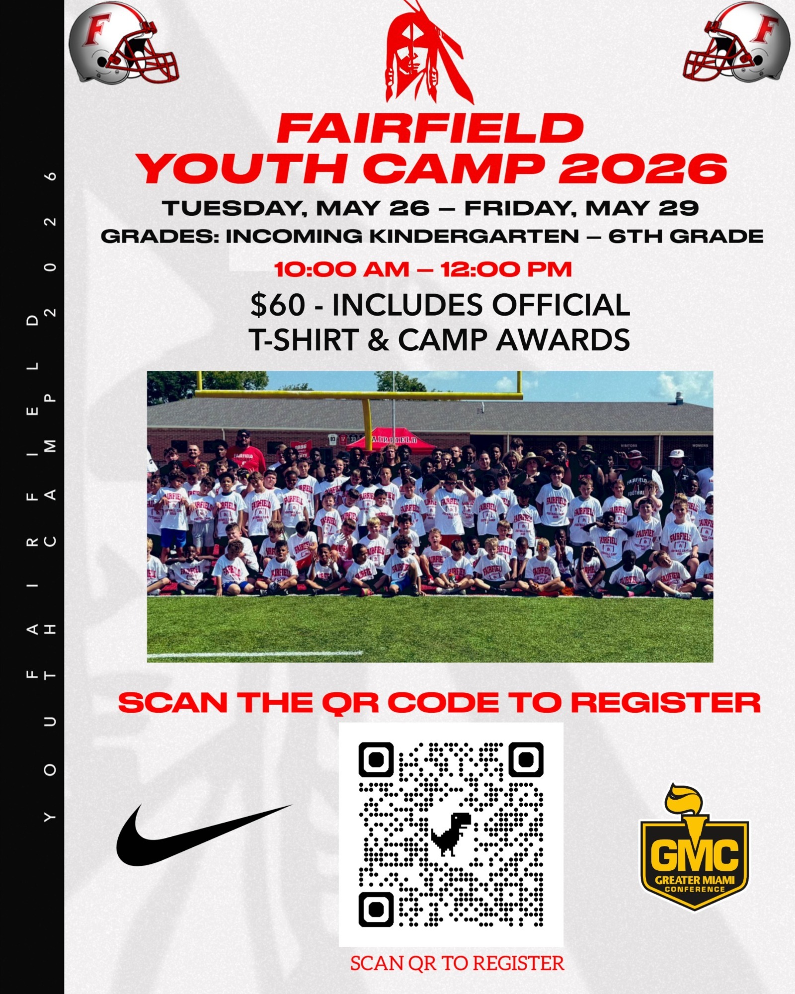 Fairfield Youth Football Camp 2026 (K-6)