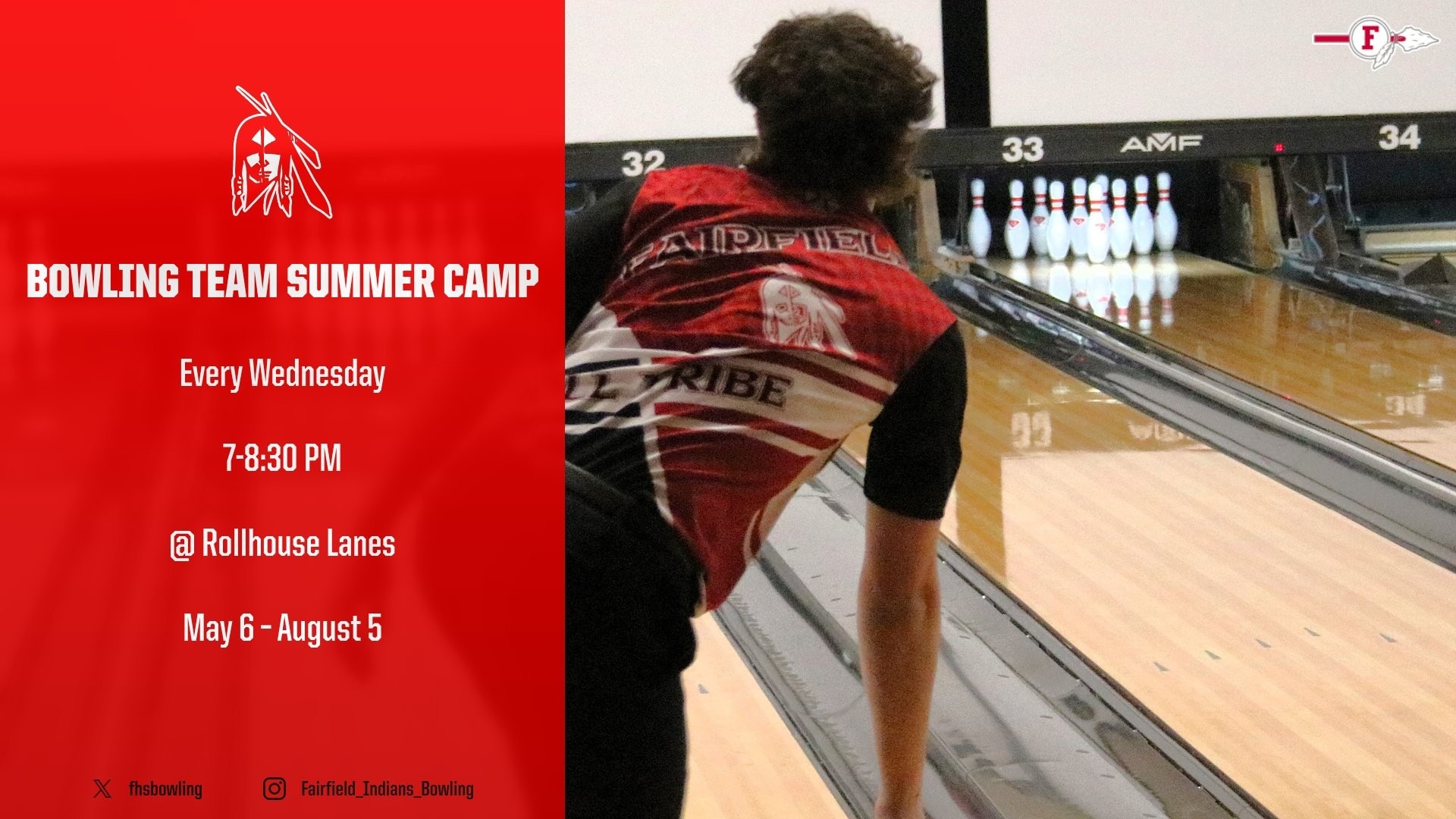 Fairfield Bowling Camp 2026