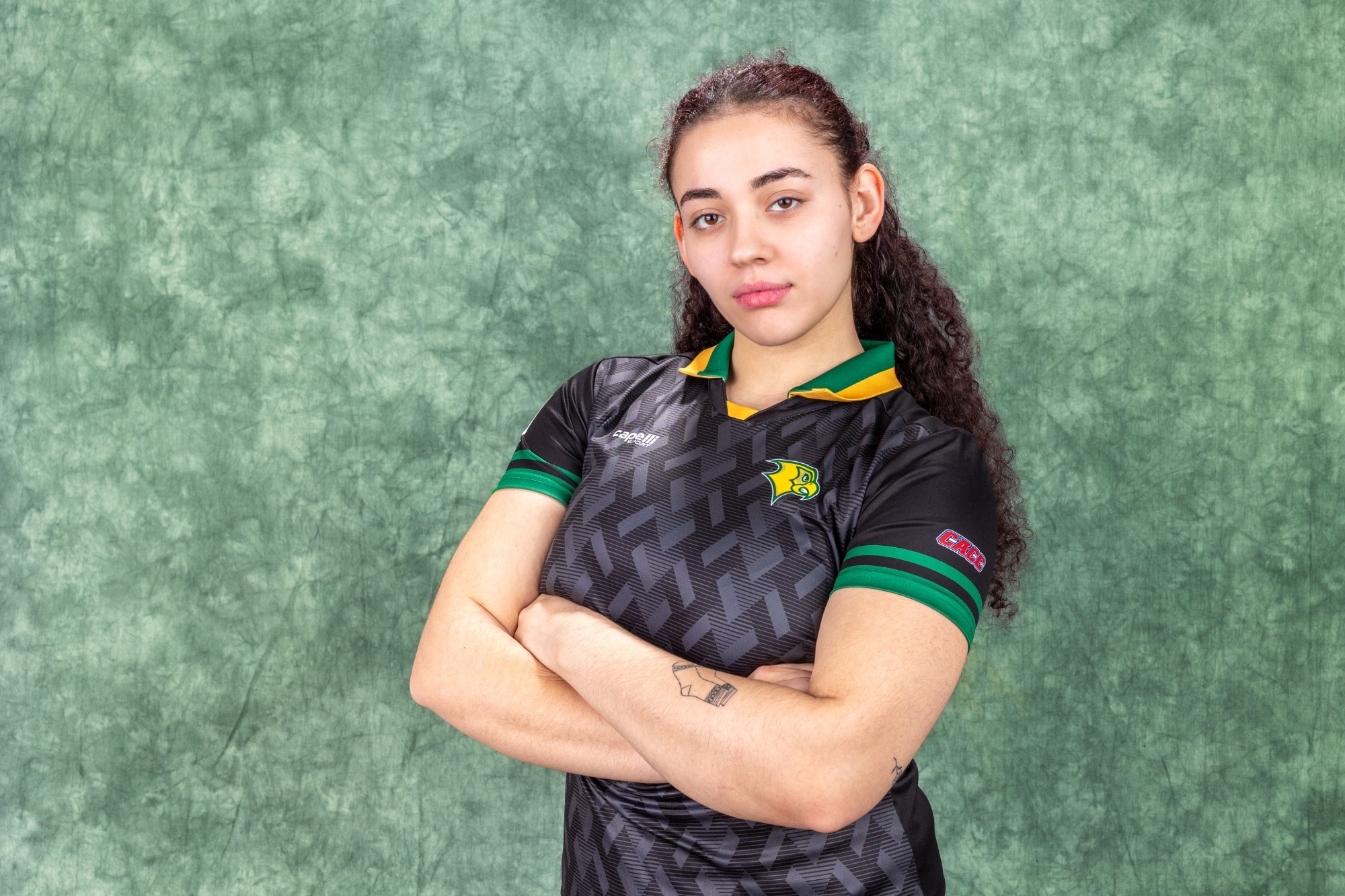 Grace LeFurge posing at media day