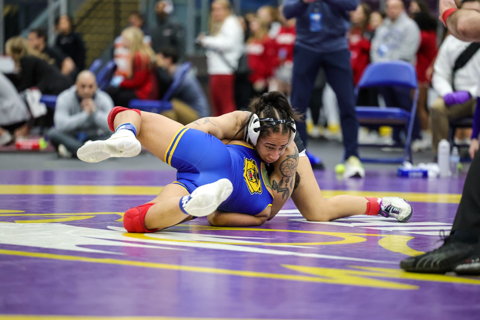 #8th Ranked Christina Borgmann on the mat in NCAA Regional Tournament