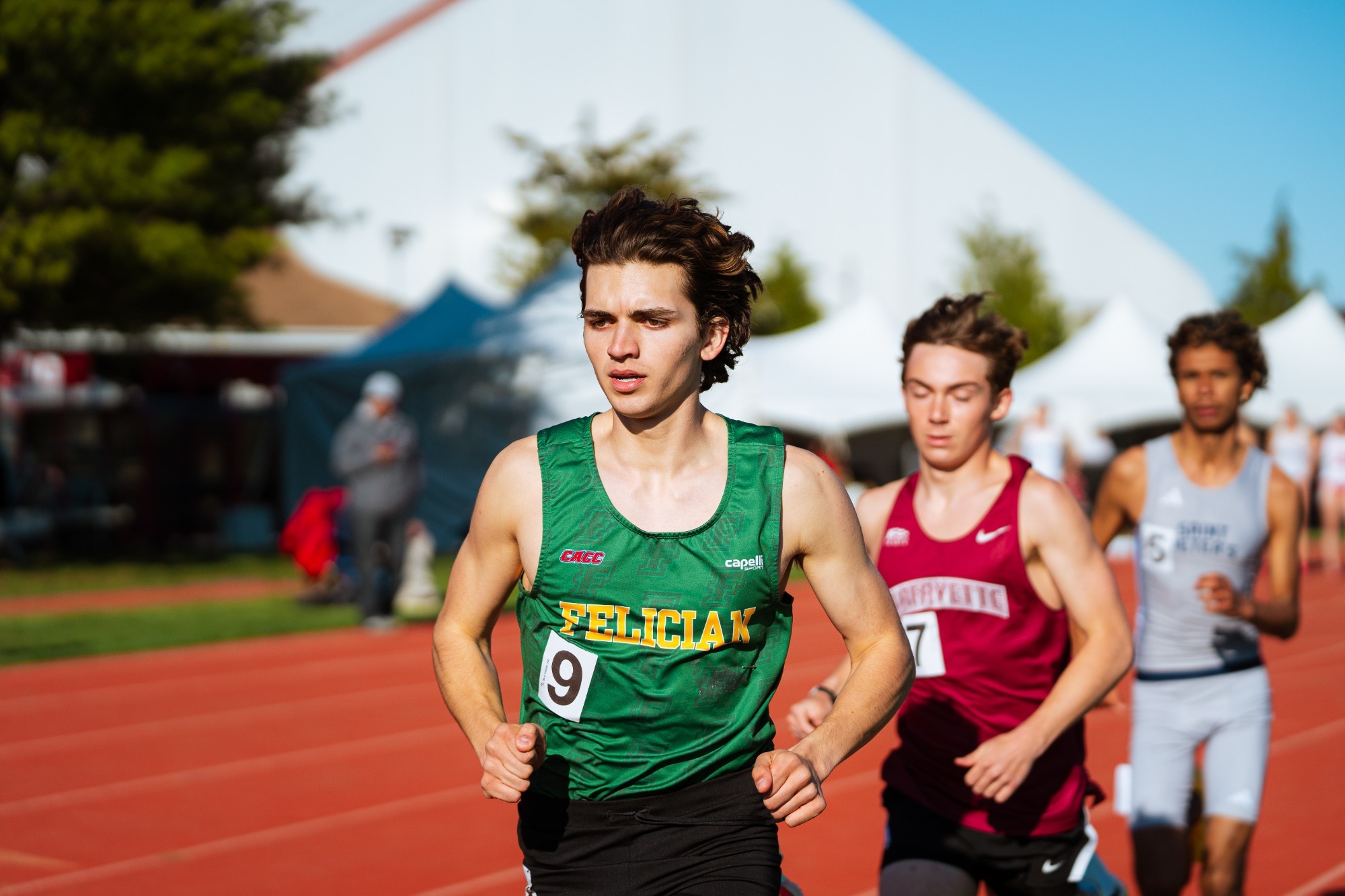 Patrick DuBois running at Rider Invitational