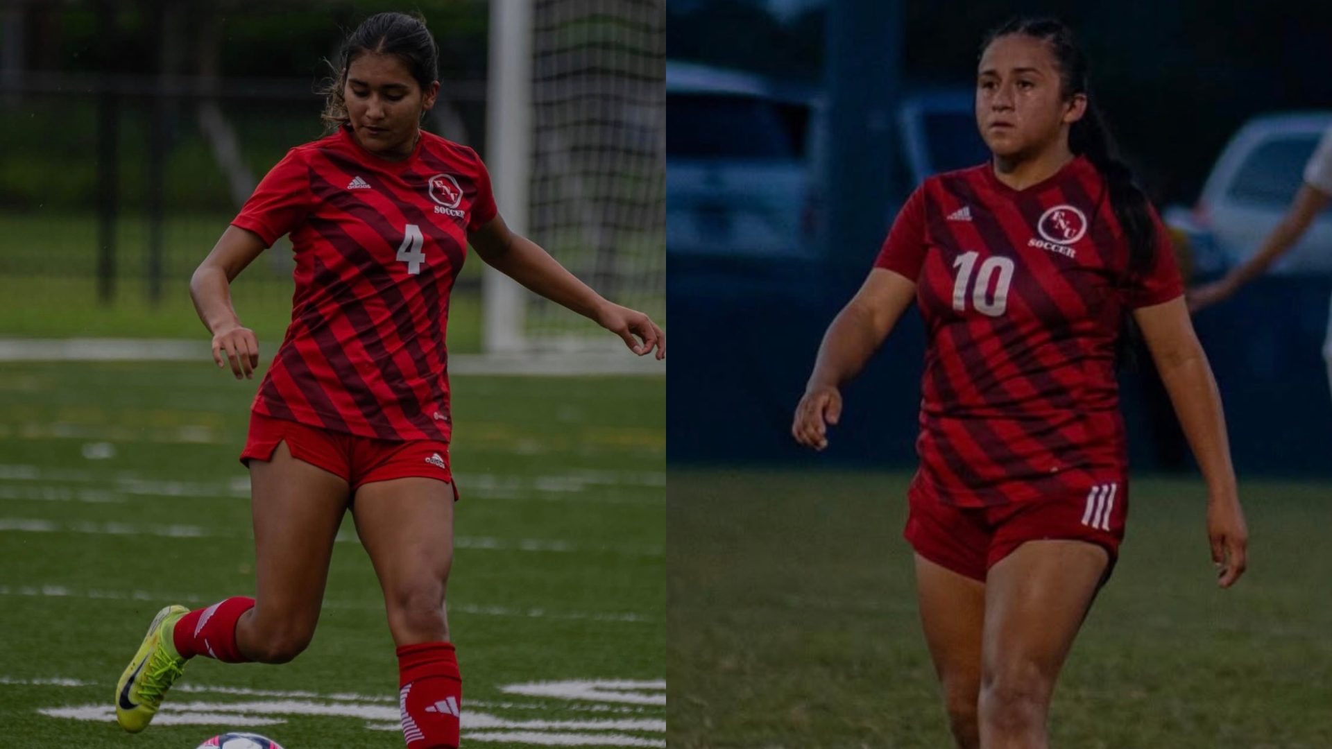 Angelina Carreno and Delmis Reyes Amaya CAC All-Conference graphic