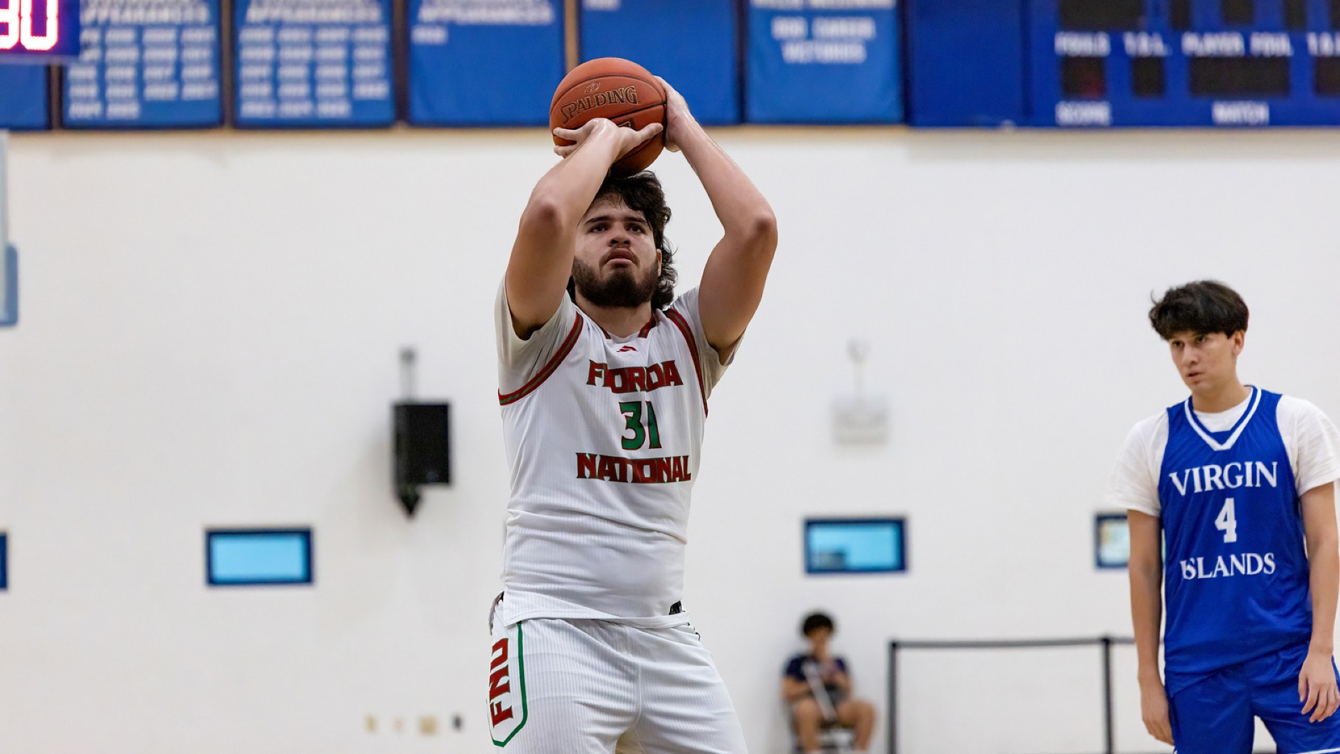 Jesus Rivas shooting a free throw at Keiser 2025-26