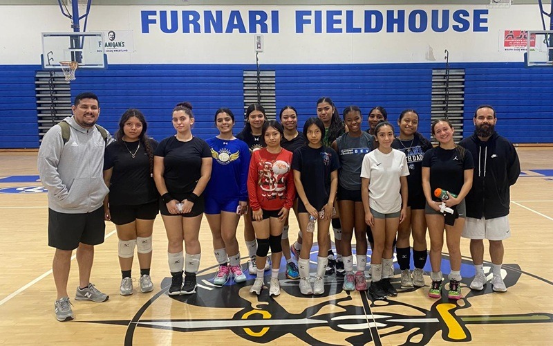 FNU women's volleyball coaches visited South Dade high school on June 18th, 2025sm