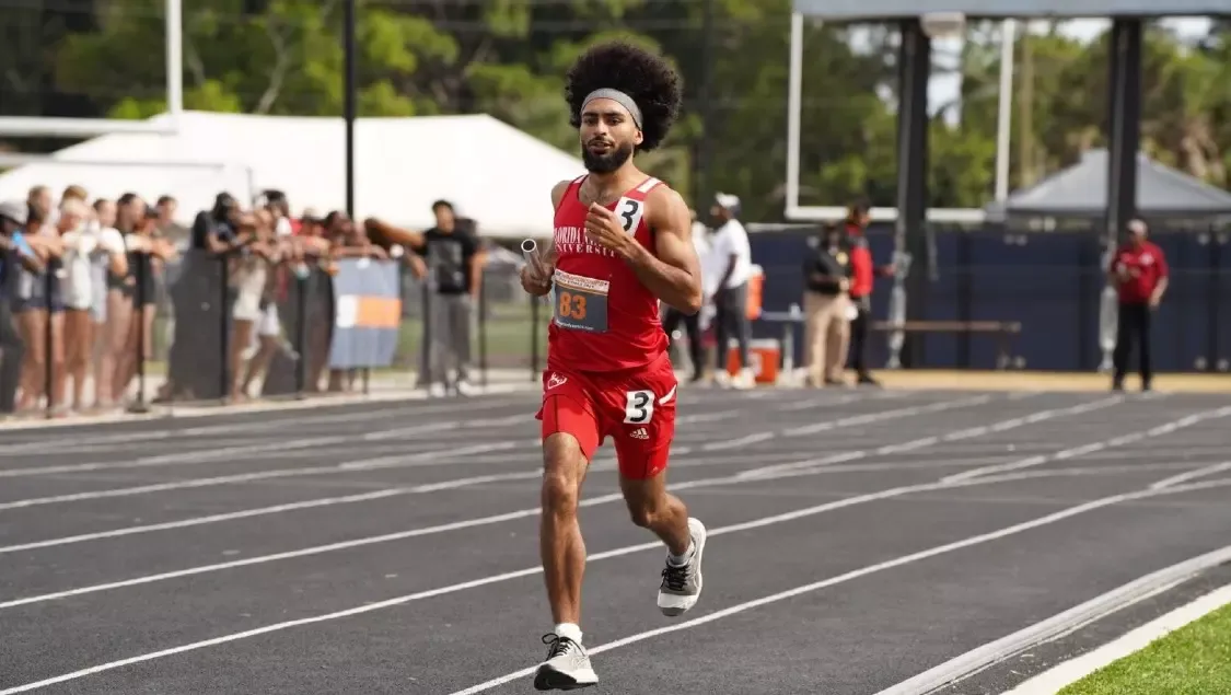 Mario Martinez at  Sun Conference Outdoor Track and Field Championship.