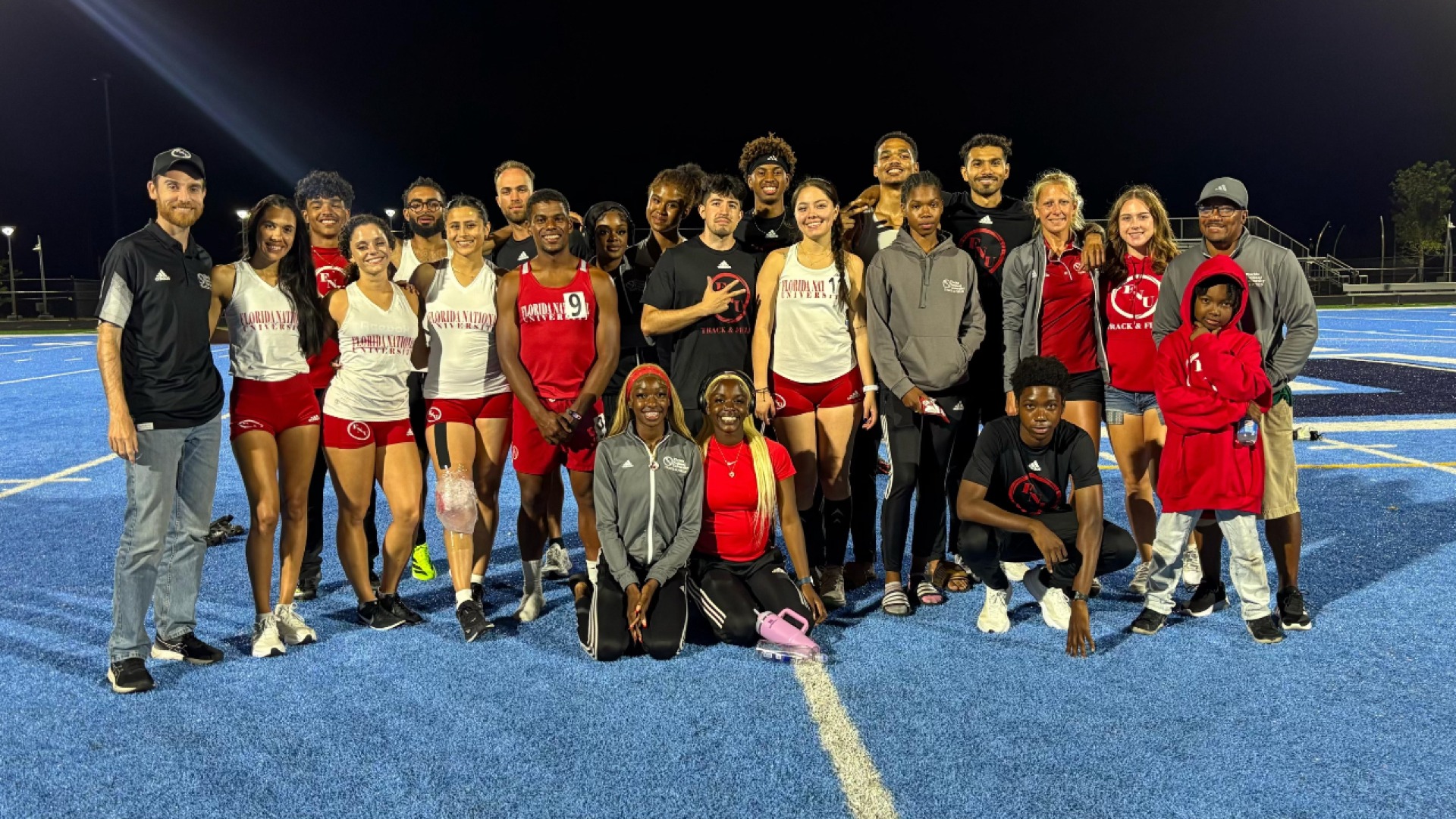 FNU track and field at Keiser Spring Open