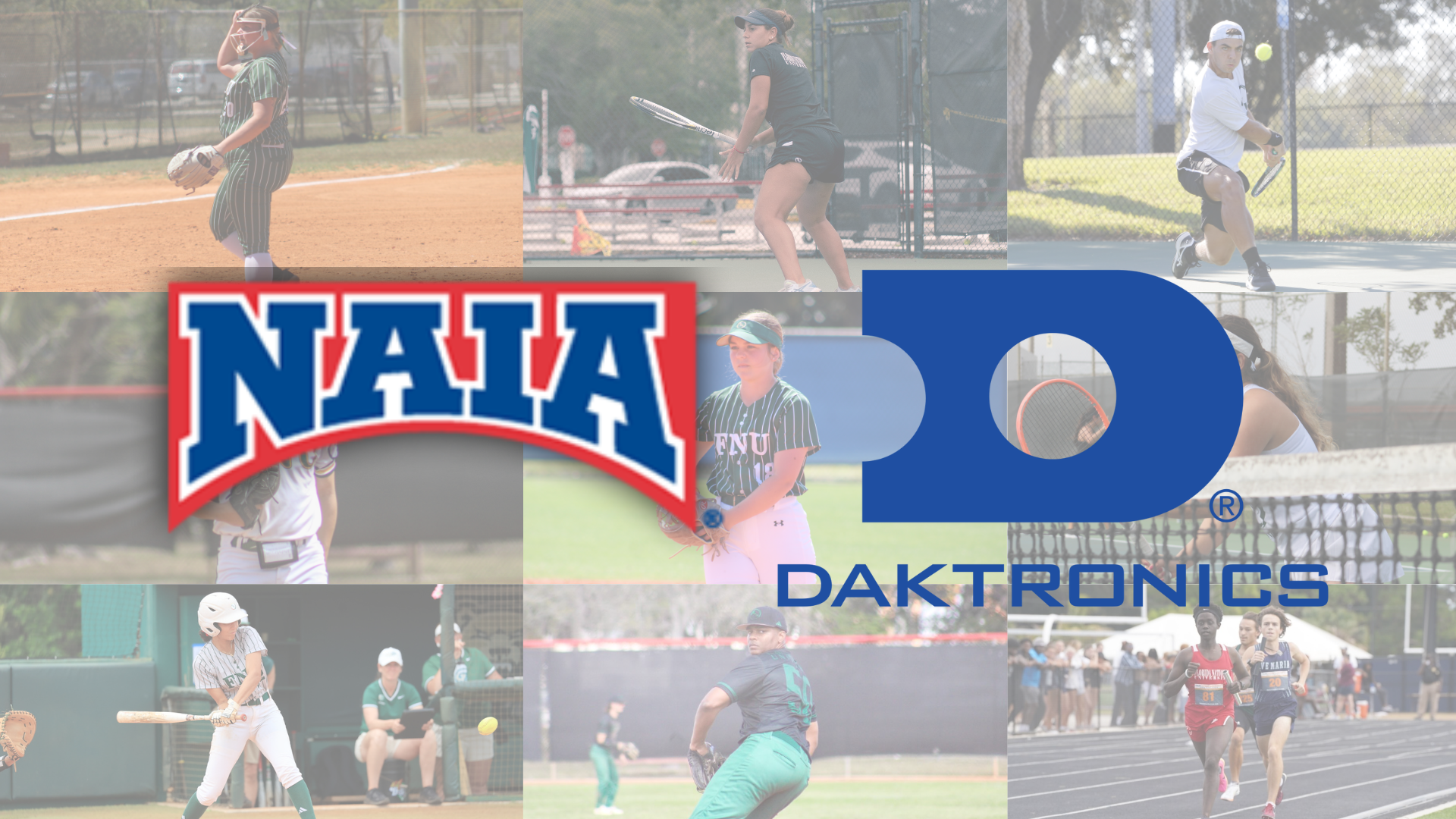 2025 NAIA Spring Sport Daktronics Scholar-Athletes Graphic