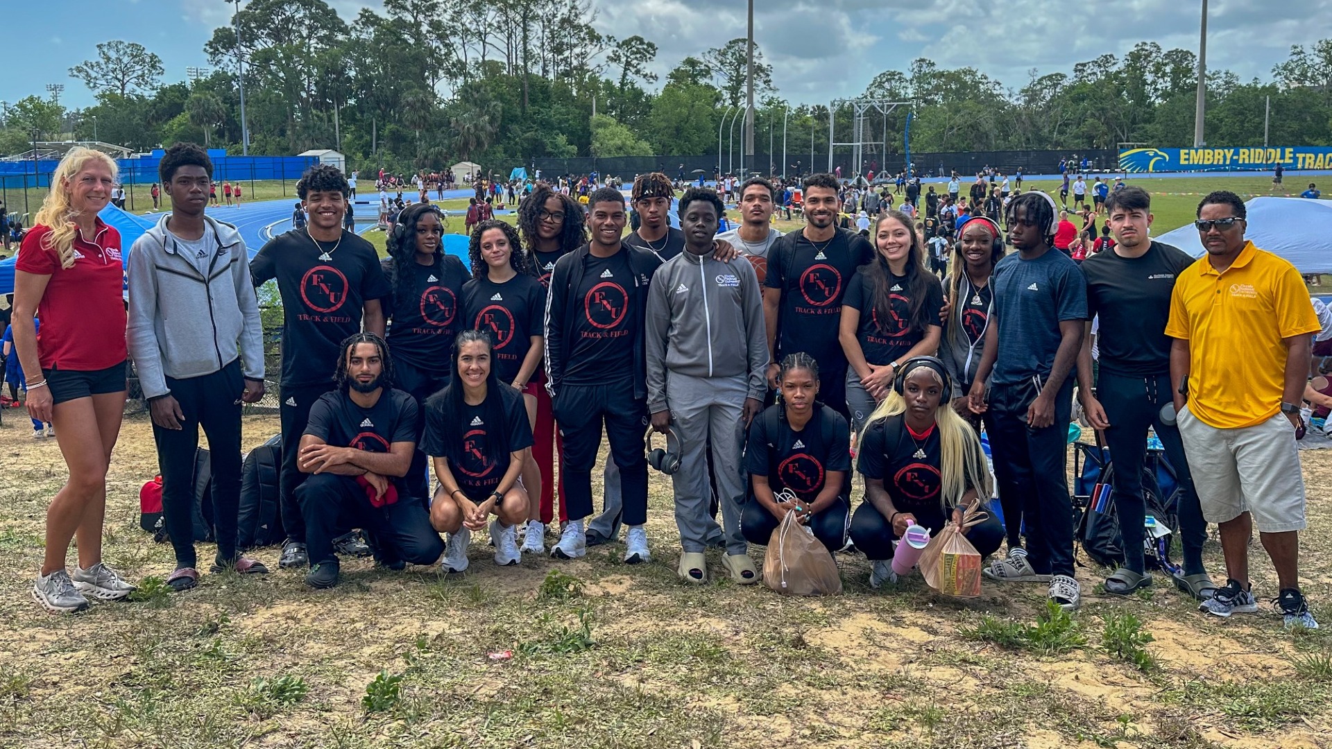 FNU track team at Embry-Riddle Running Elements Classic