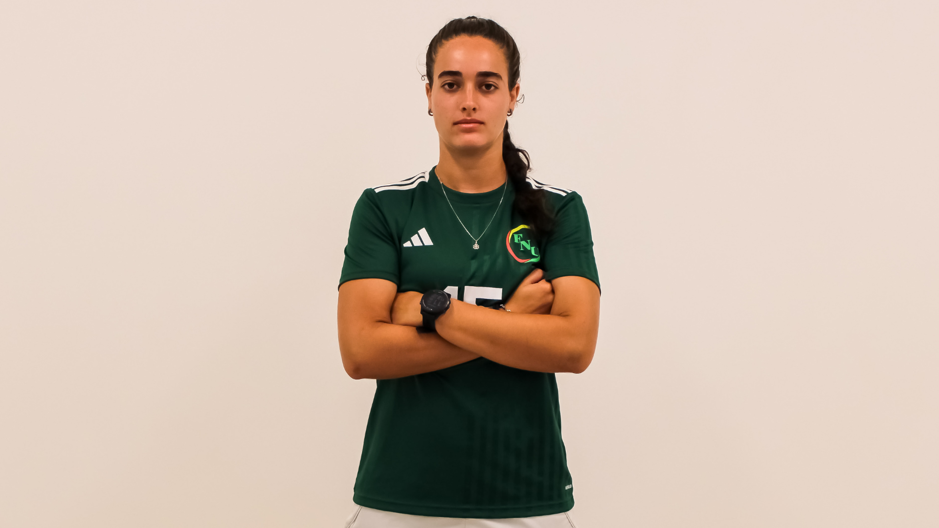 Luiza Ferreira during media day 2026