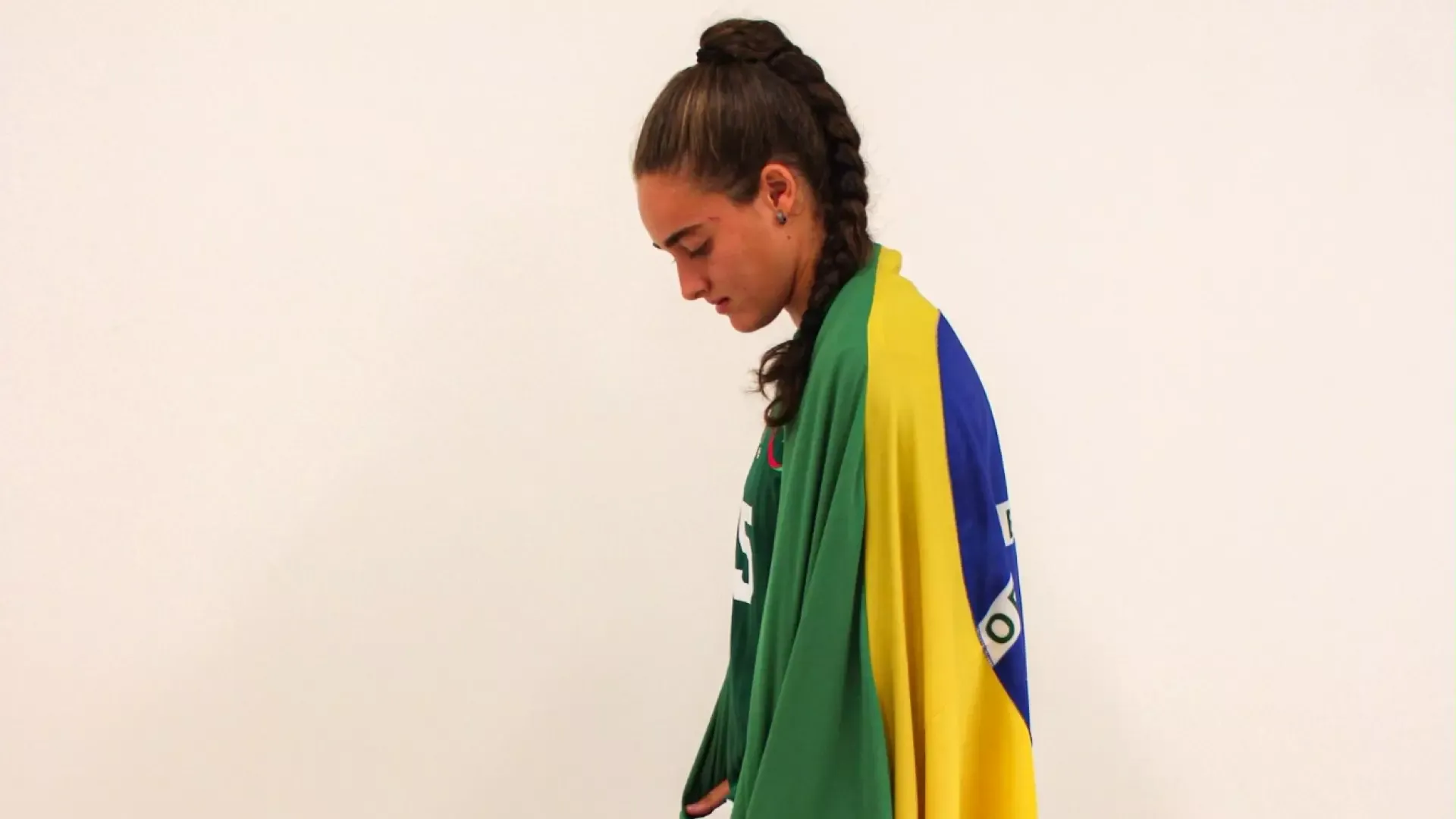 Luiza Ferreira during media day 2026