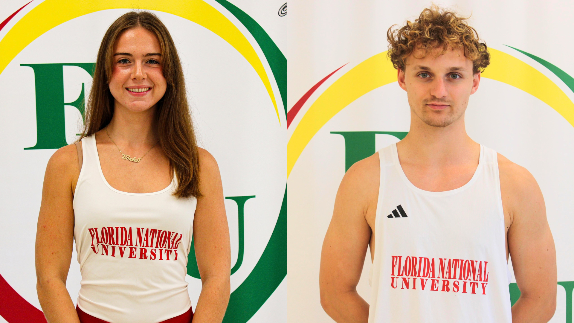 Loralai Lambert and Hugo-Augustin Kluczkowski CAC Runner of the Week graphic (headshots side by side)