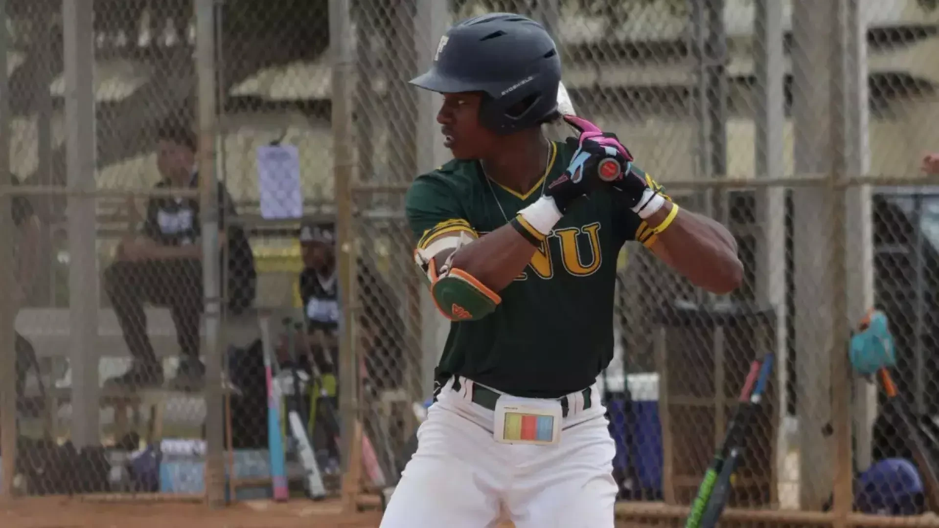 Jesus Sosa before taking a swing at a pitch 2026.