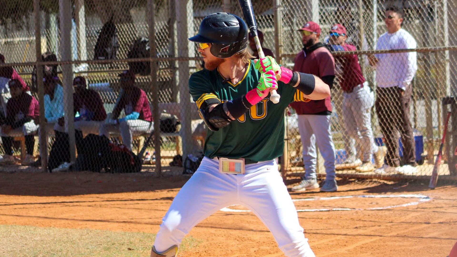 Gino Gazzillo batting during the 2026 season.