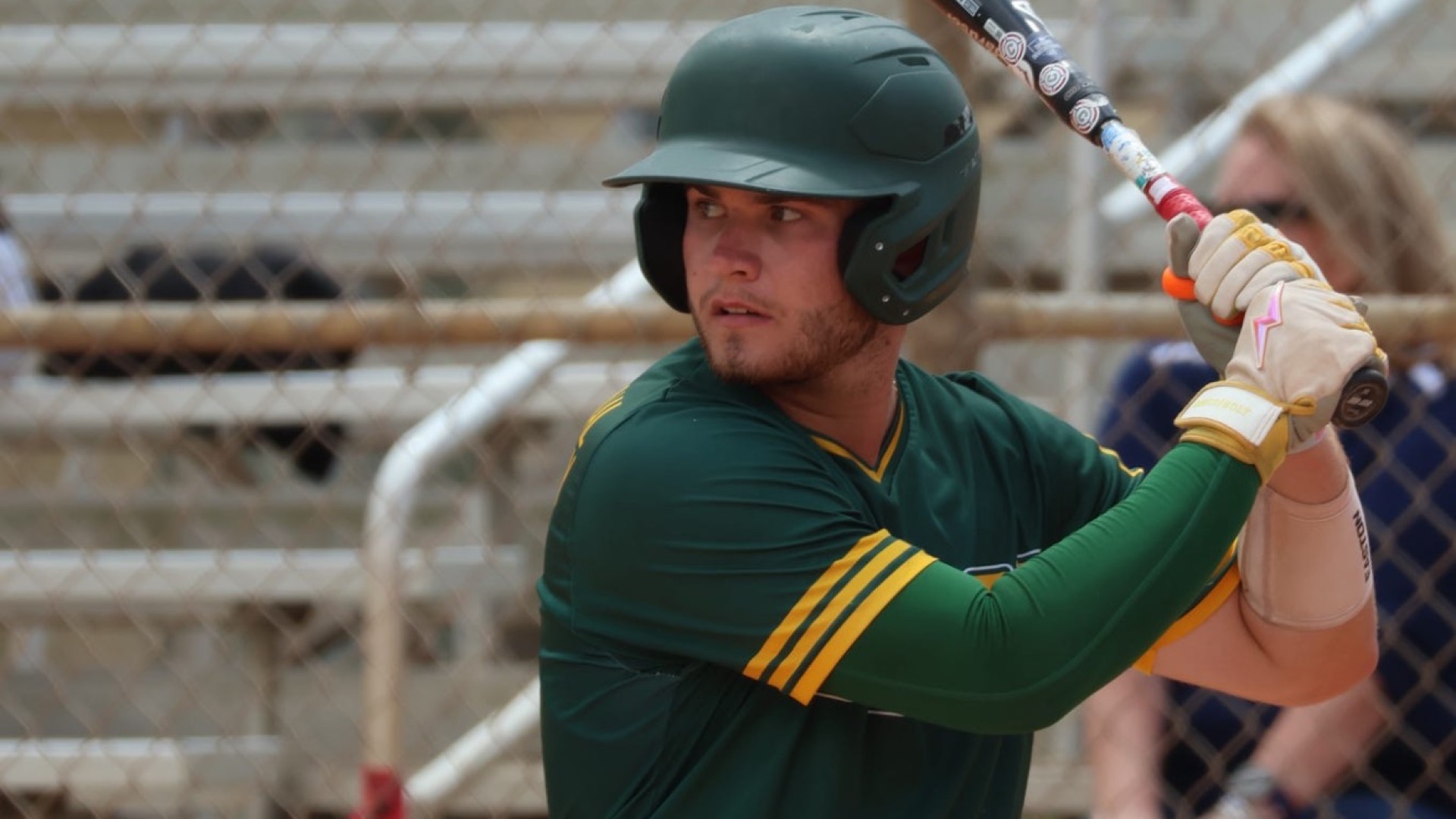 James Snyder hitting at home 2026 against Fisher College