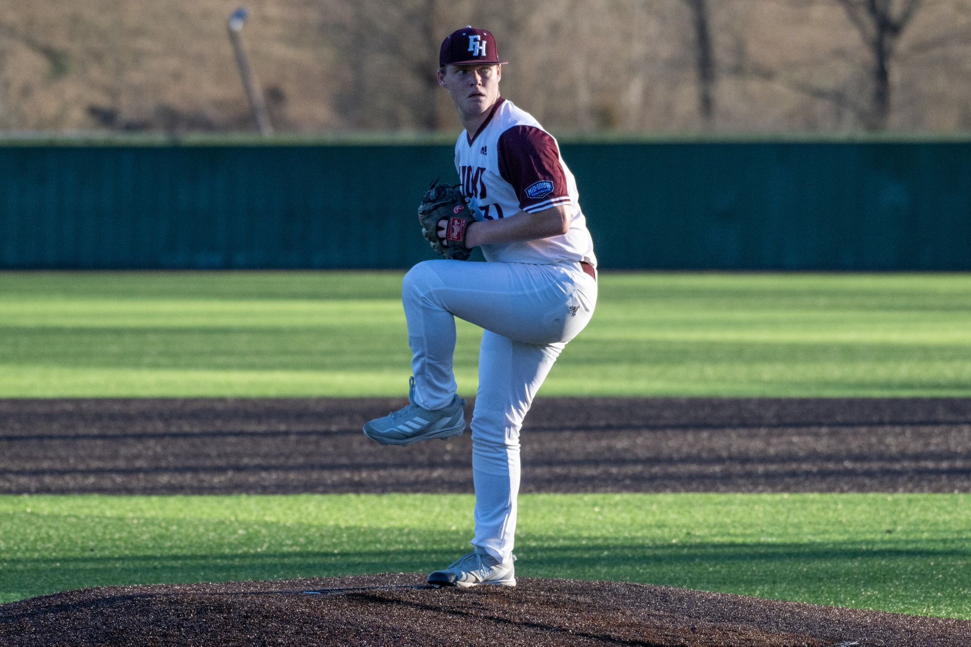Tyler Wingard against the Viterbo University V-Hawks on February 3-4, 2024.