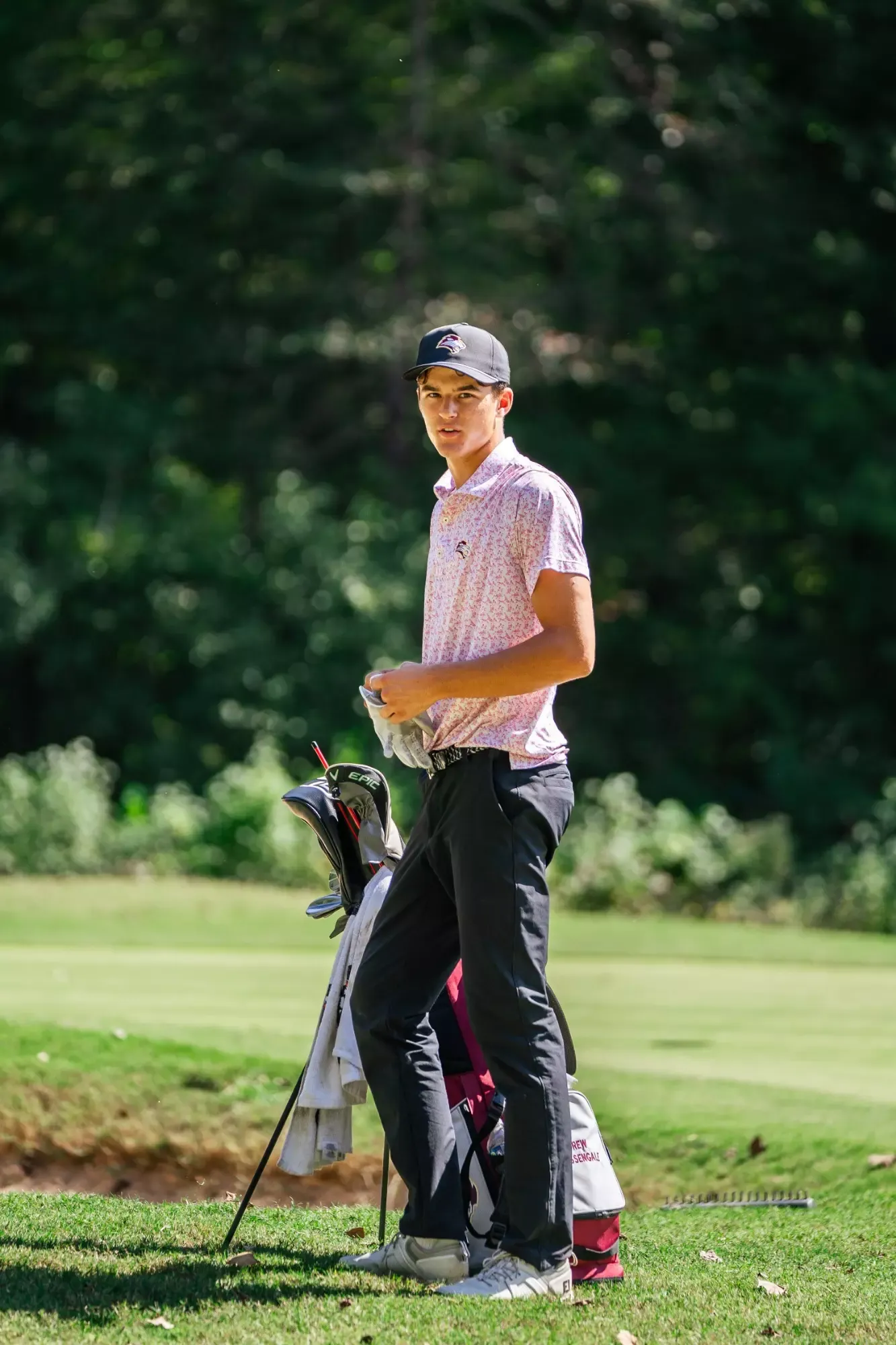 FHU golf in action