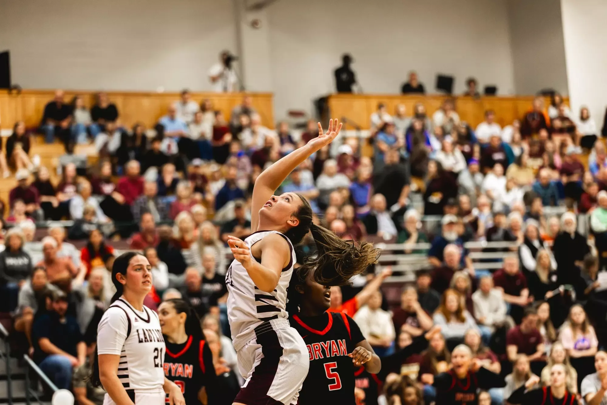 FHU Lady Lions basketball in action